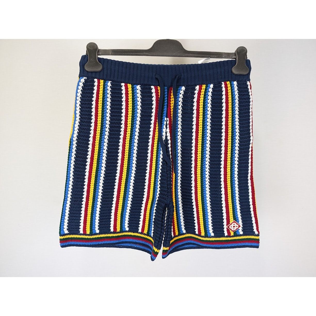Casablanca o1rshd1 DUP / Cotton Crochet Shorts in Navy Size US 32 / EU 48 - 1 Thumbnail