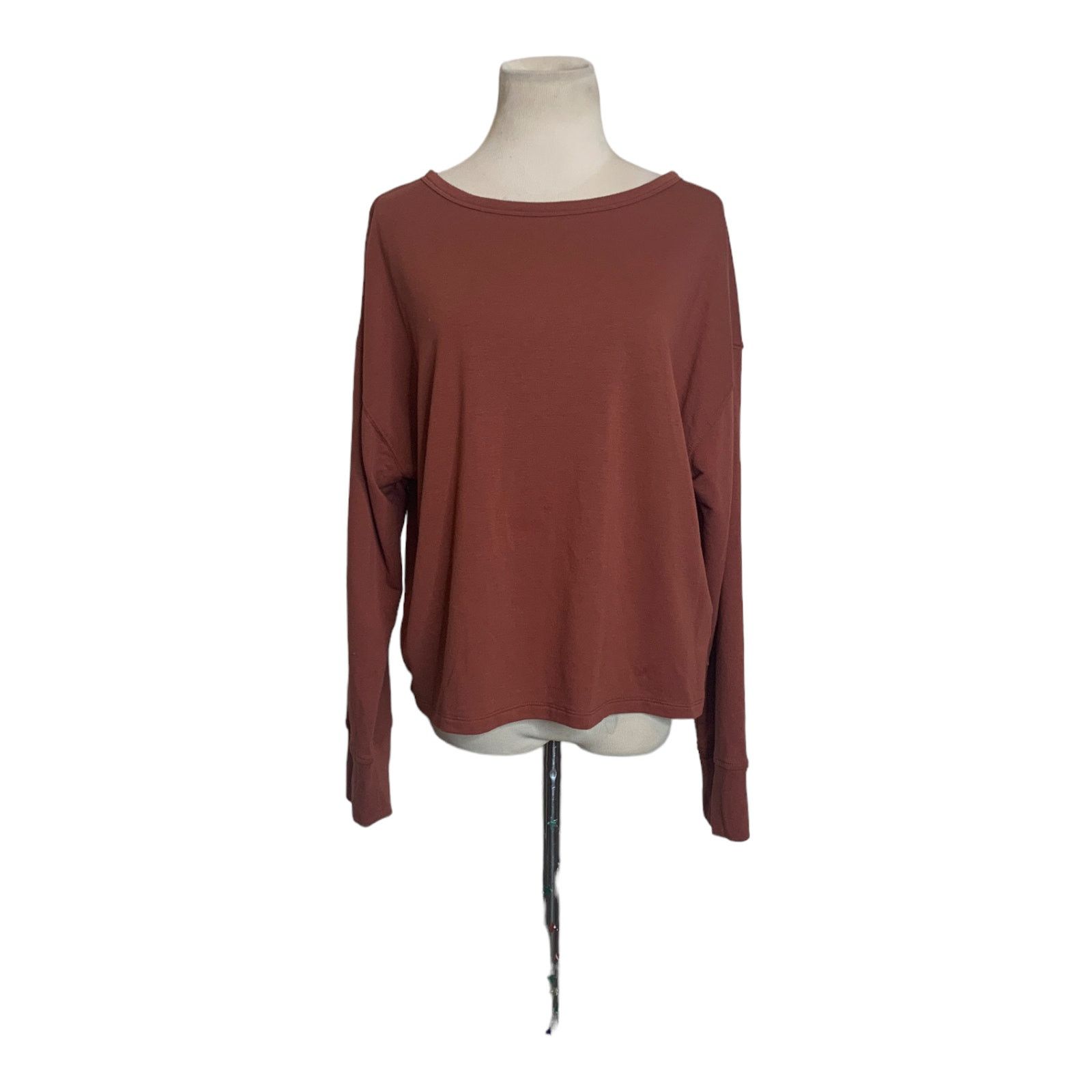 Old Navy Old Navy active burnt orange long sleeves top size M Size M / US 6-8 / IT 42-44 - 1 Thumbnail