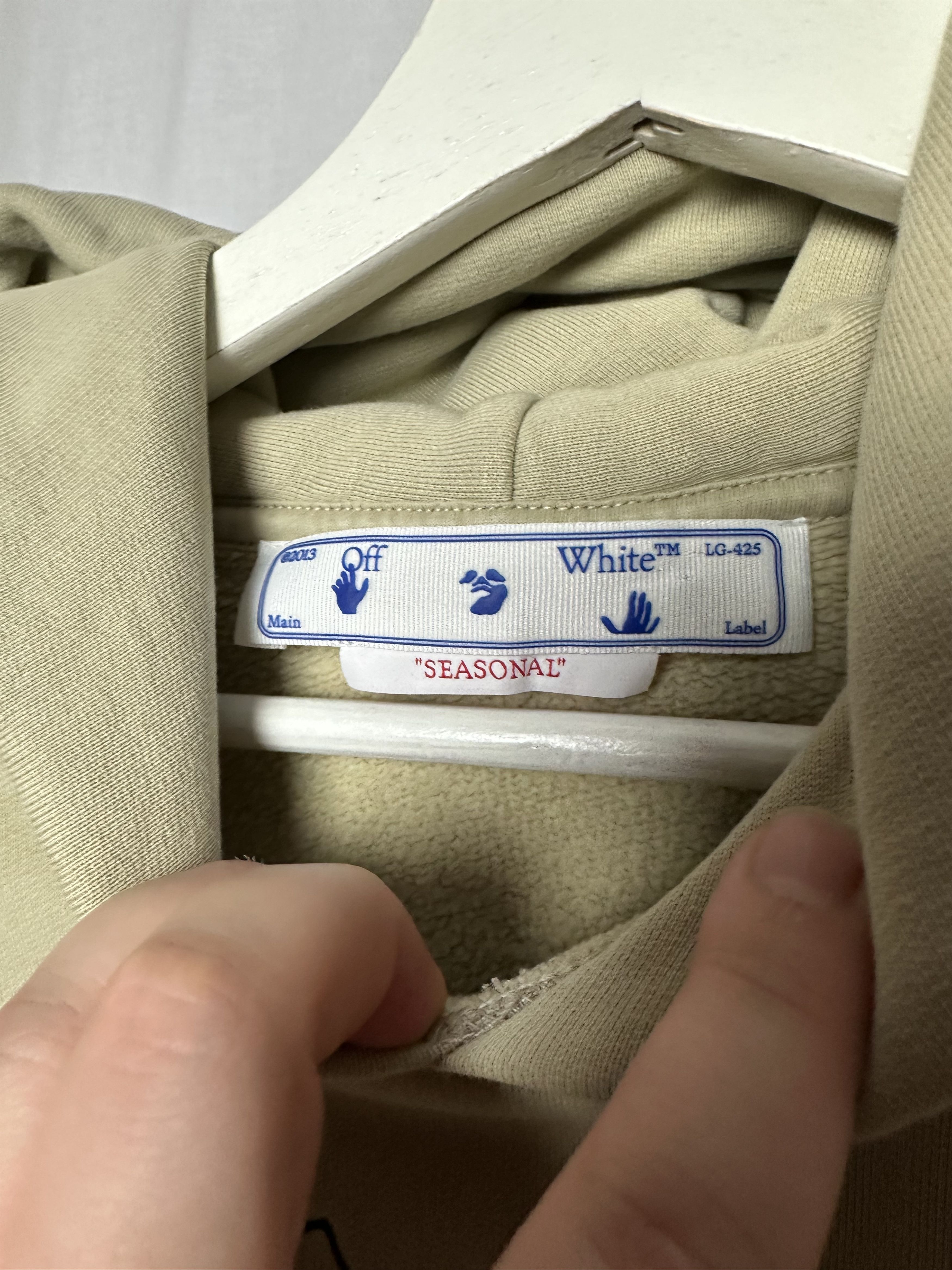 Off-White ‘Figure Of Speech’ Over Hoodie Size US XS / EU 42 / 0 - 5 Thumbnail