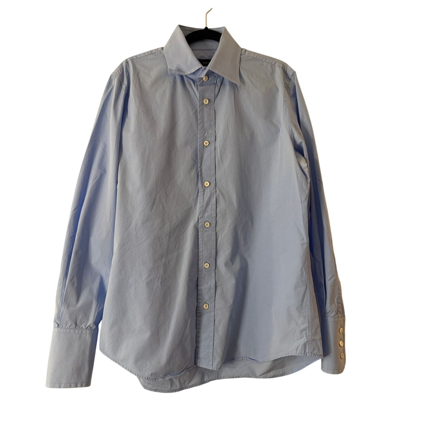 Dsquared2 Dsquared2 Blue Button Up Shirt Size US L / EU 52-54 / 3 - 1 Thumbnail