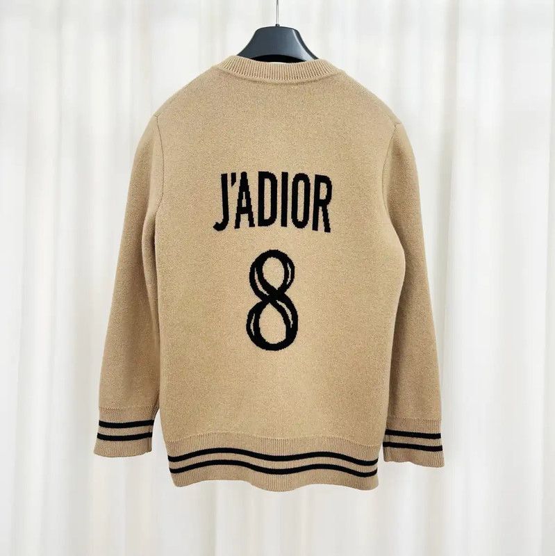 Dior Dior Brown Long Sleeve Cardigan with Logo 0089 Size M / US 6-8 / IT 42-44 - 1 Thumbnail