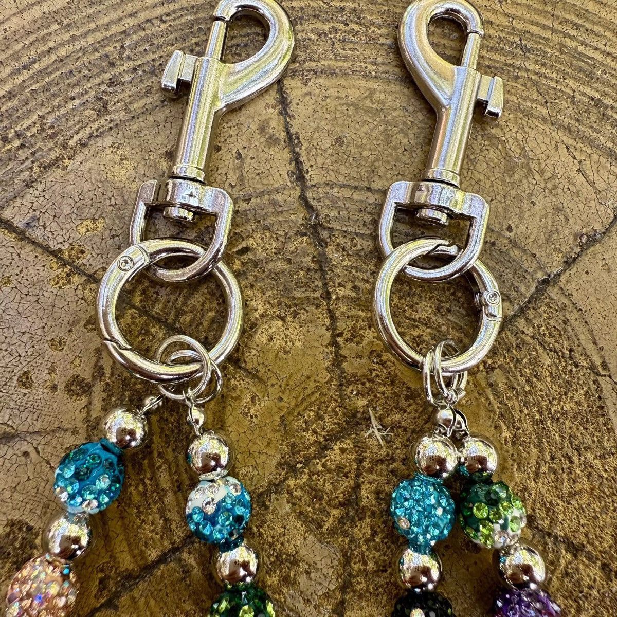 Jewelry colorful shiny bead pant chain Size ONE SIZE - 3 Thumbnail