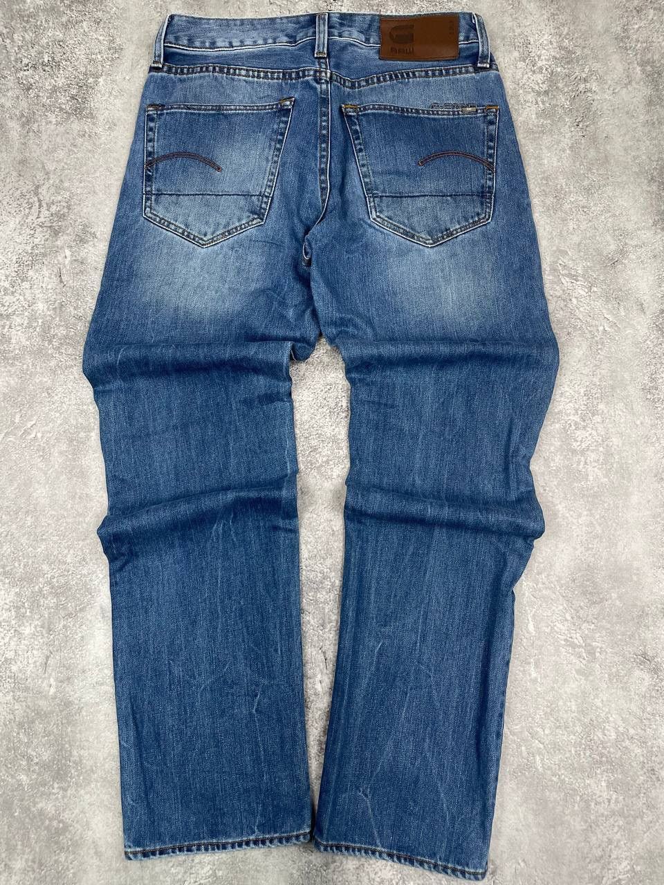 G-Star G-Star RAW Men's Denim Jeans PantsBlue 3301 Straight Vintage Size US 29 - 1 Thumbnail