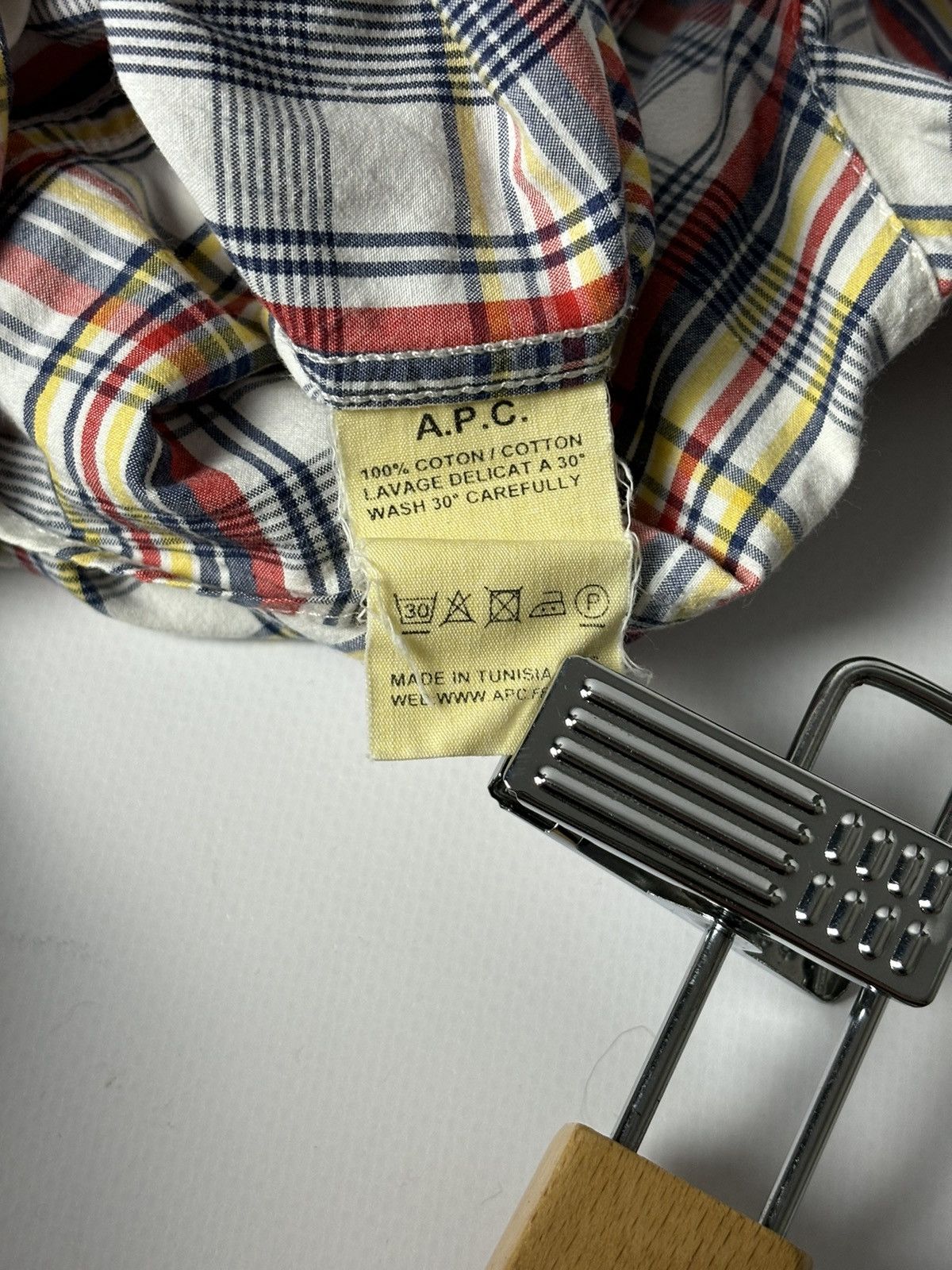 A.P.C. APC (a.p.c) Checked Cotton Shirt size S Size US S / EU 44-46 / 1 - 5 Thumbnail
