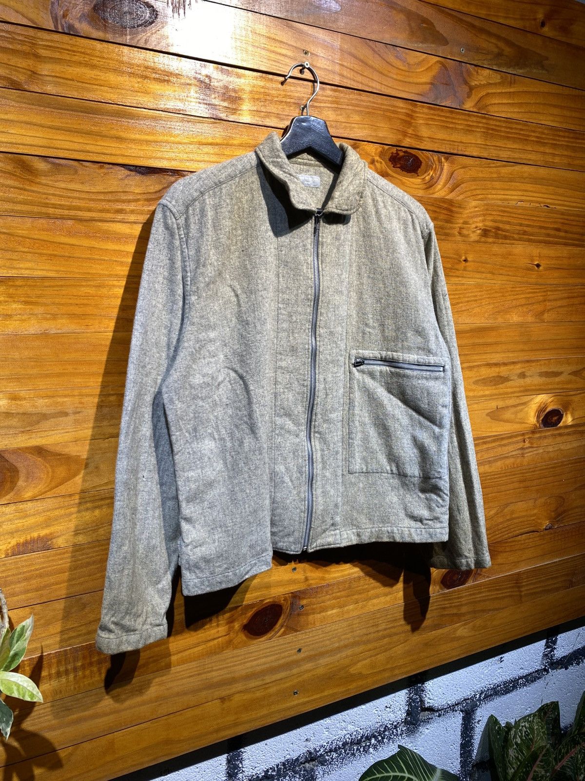 Comme des Garcons Homme Comme des Garçons Homme Wool Zip Jacket – Vintage Japanese Size US S / EU 44-46 / 1 - 5 Thumbnail