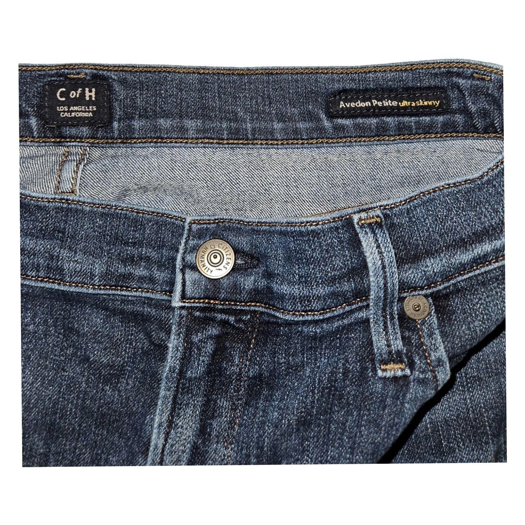Citizens Of Humanity VINTAGE Citizens of Humanity Jeans 29 Womens Skinny Blue Denim Preppy Hipster Skinny Jeans 5-Pocket Womens Boys Girls? Size 29" - 7 Thumbnail
