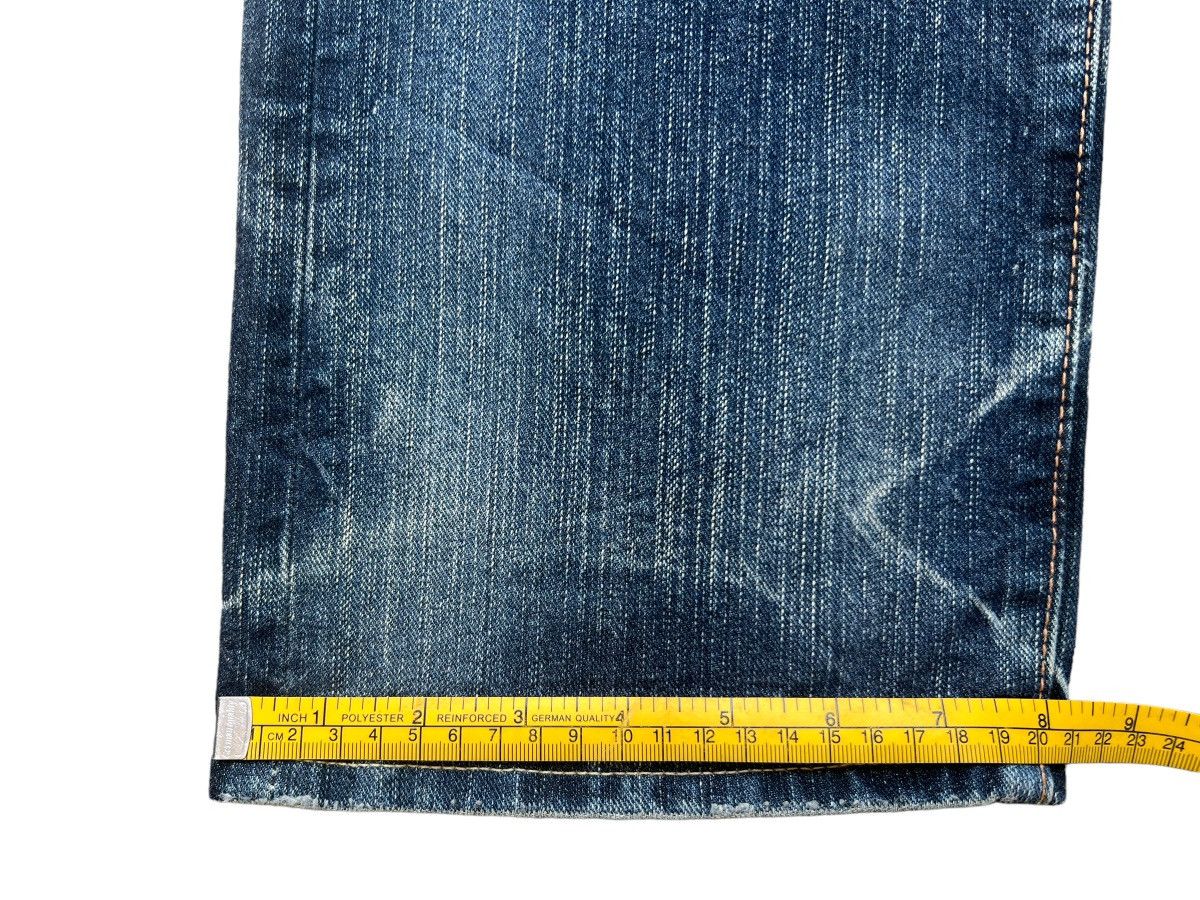 Edwin Vintage Edwin Distressed Ripped Patchwork Denim Jeans 34x32 Size US 34 / EU 50 - 17 Thumbnail