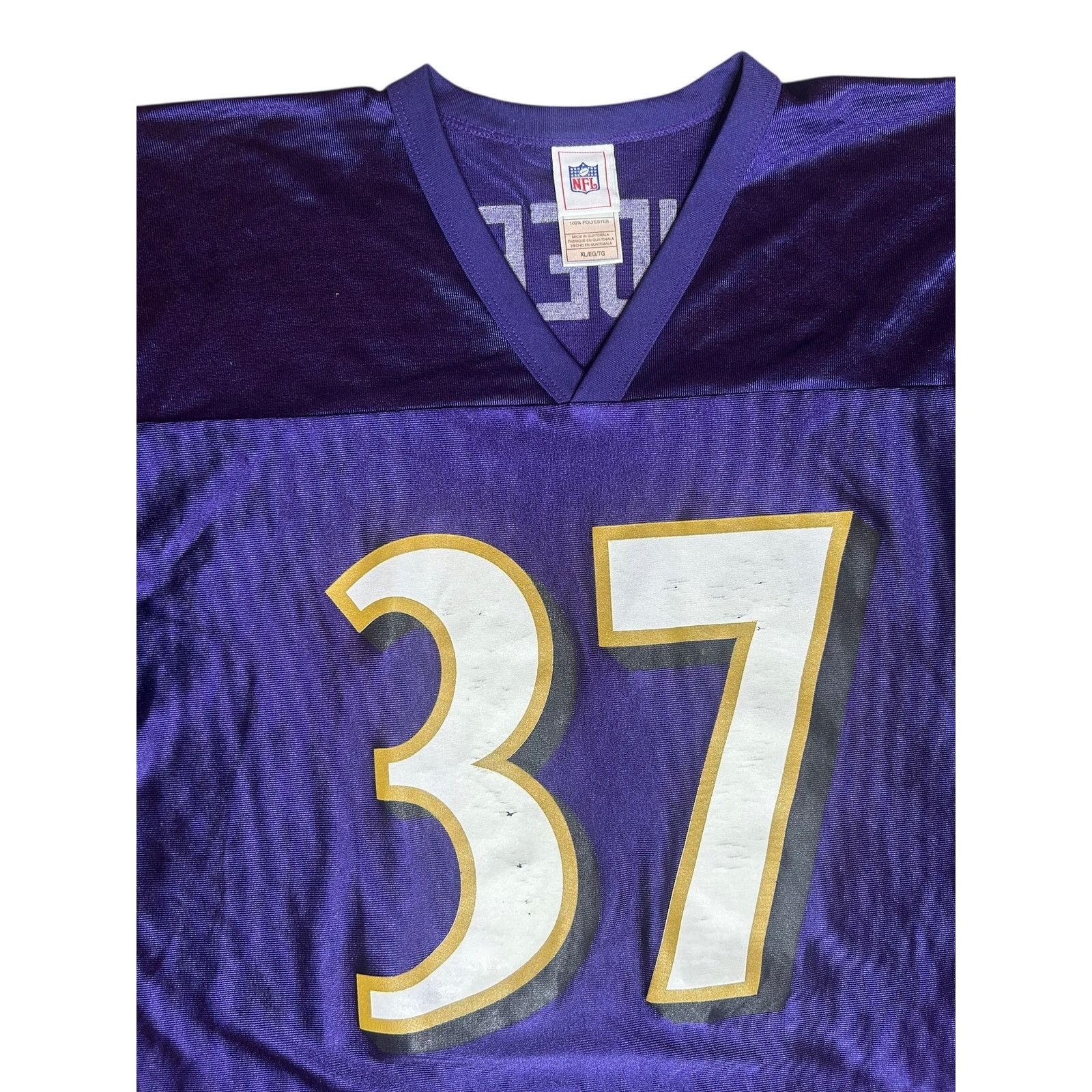 NFL × Vintage Vintage Baltimore Ravens Deion Sanders NFL Jersey Size US XL / EU 56 / 4 - 3 Thumbnail