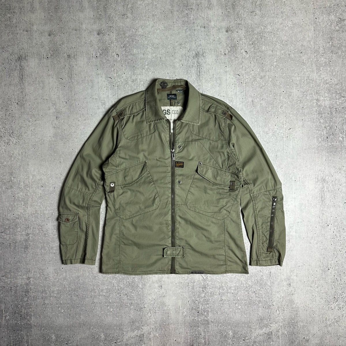 G-Star × Vintage GSTAR RAW JAPAN PARKA AVANT MULTIPOCKET JACKET 