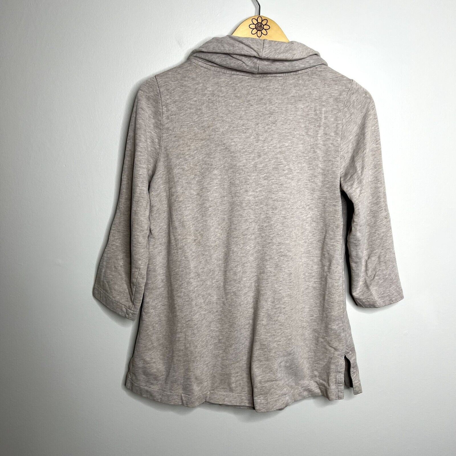 Lands' End Lands' End Beige Cowl Neck Sweater Size XS / US 0-2 / IT 36-38 - 5 Thumbnail
