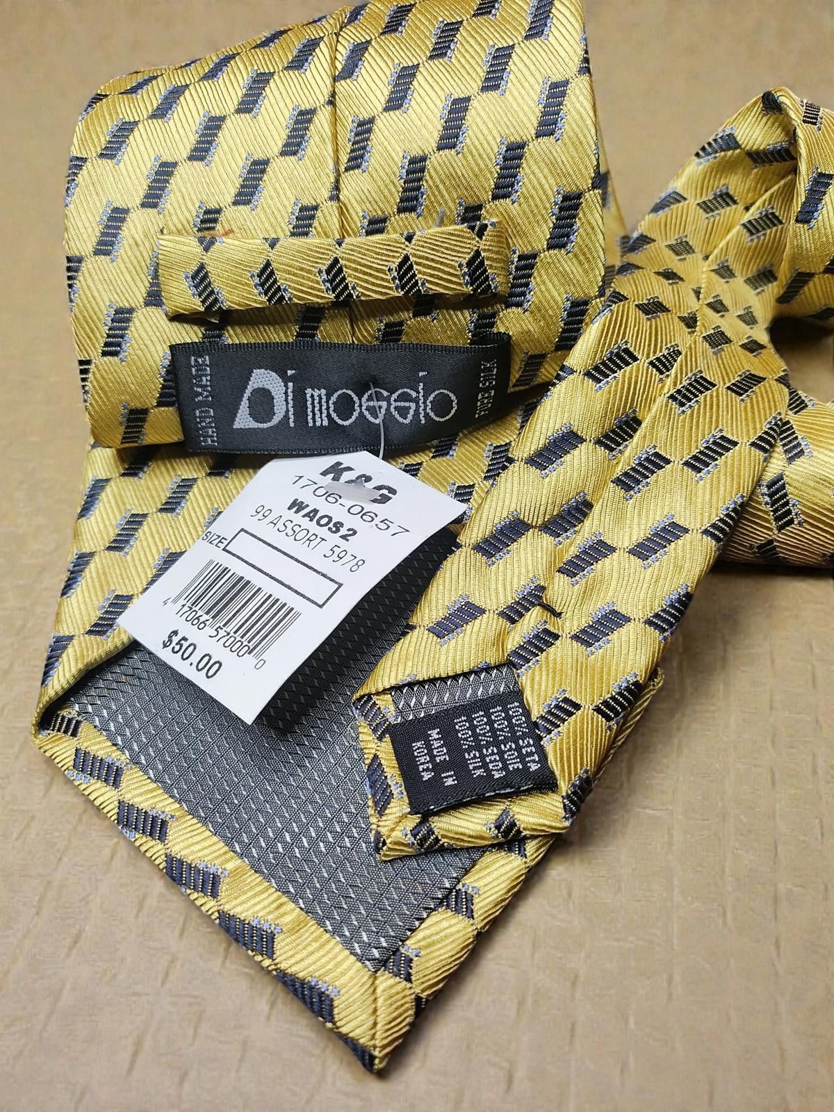 Other Handmade Pure Silk Men's Tie by Dimoggio Size ONE SIZE - 3 Thumbnail