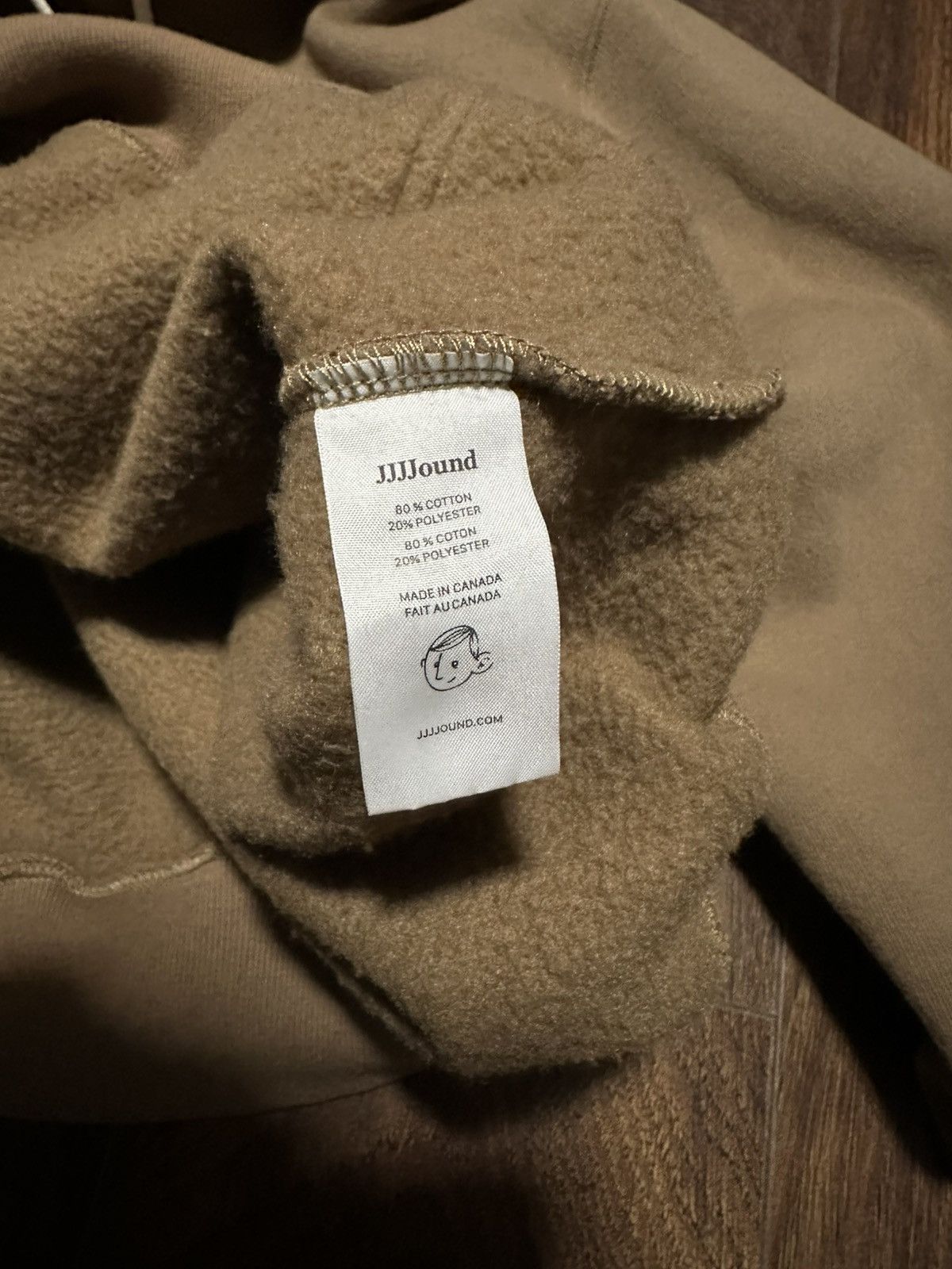 JJJJound JJJJound J/90 Brown Hoodie in Medium Size US M / EU 48-50 / 2 - 6 Thumbnail