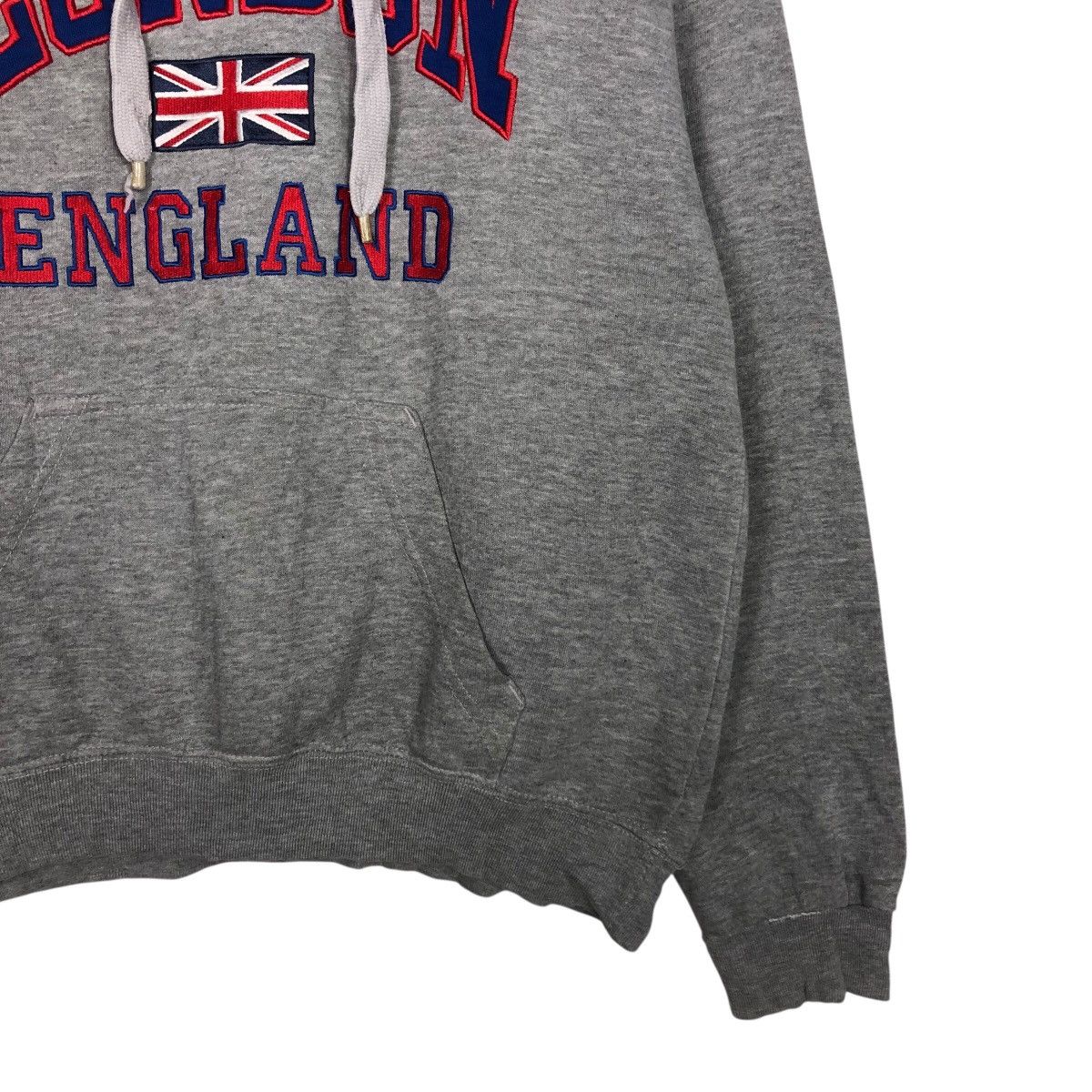 Japanese Brand 📌Vintage Hoodie Pull Over London England Big Logo Embroidery Size US M / EU 48-50 / 2 - 6 Thumbnail