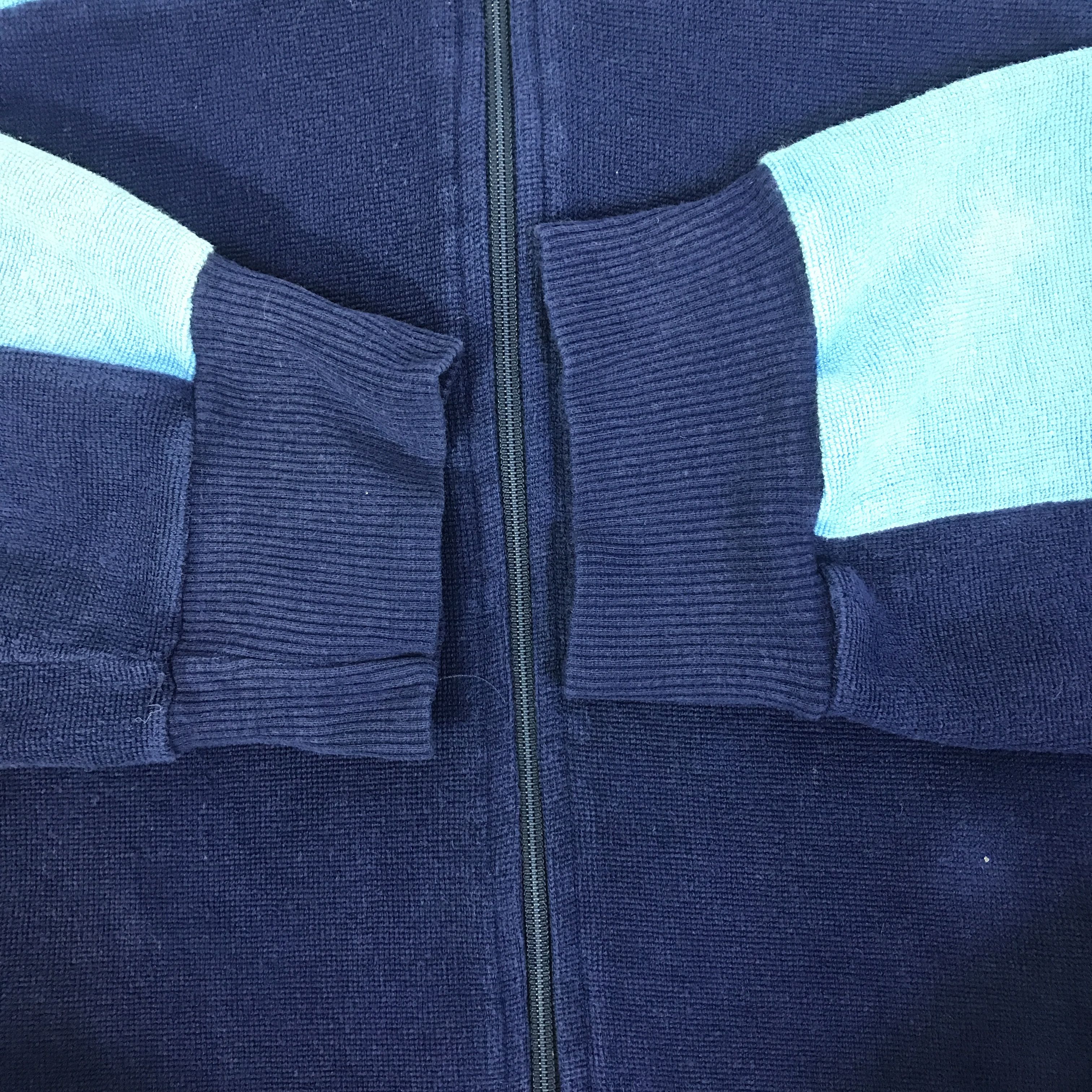 Japanese Brand 90S BUNDESWEHR SWEATER ZIP JACKET K98B19 Size US L / EU 52-54 / 3 - 7 Thumbnail
