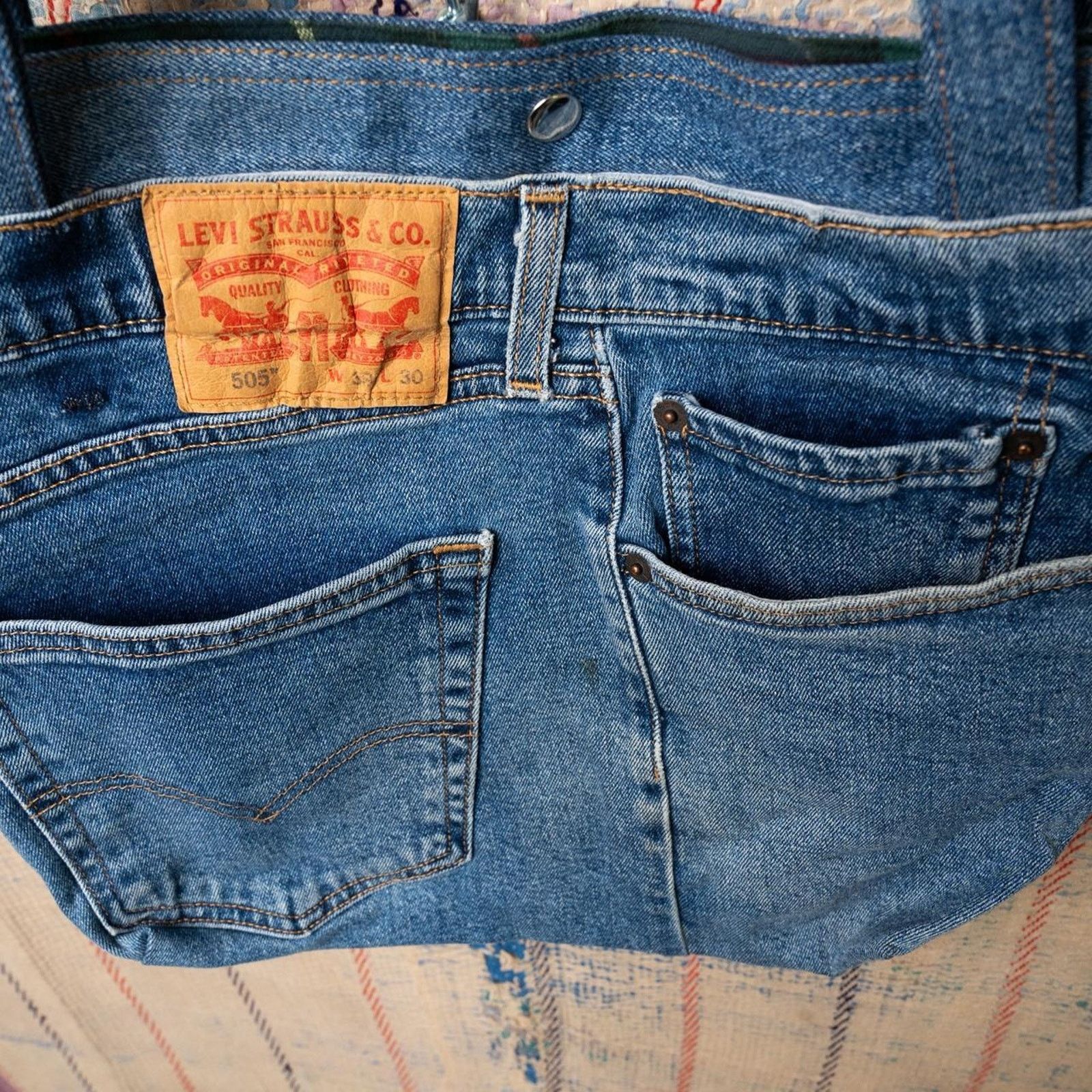 Levi's Reworked upcycled tote bag Size ONE SIZE - 4 Thumbnail