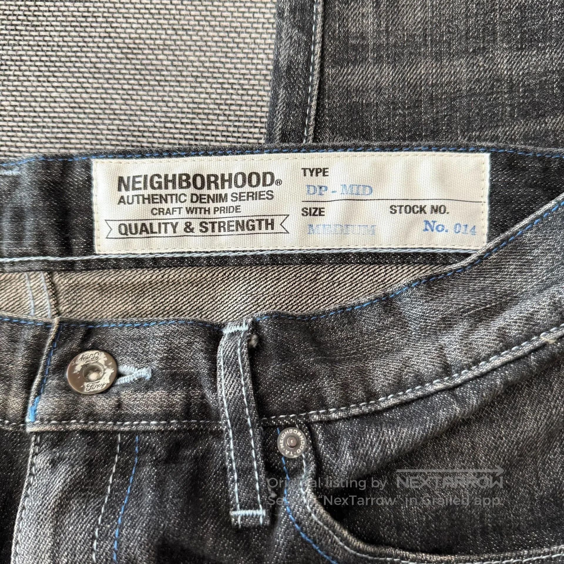 Neighborhood Neighborhood 14AW Basic Washed Jeans. Size US 32 / EU 48 - 8 Thumbnail