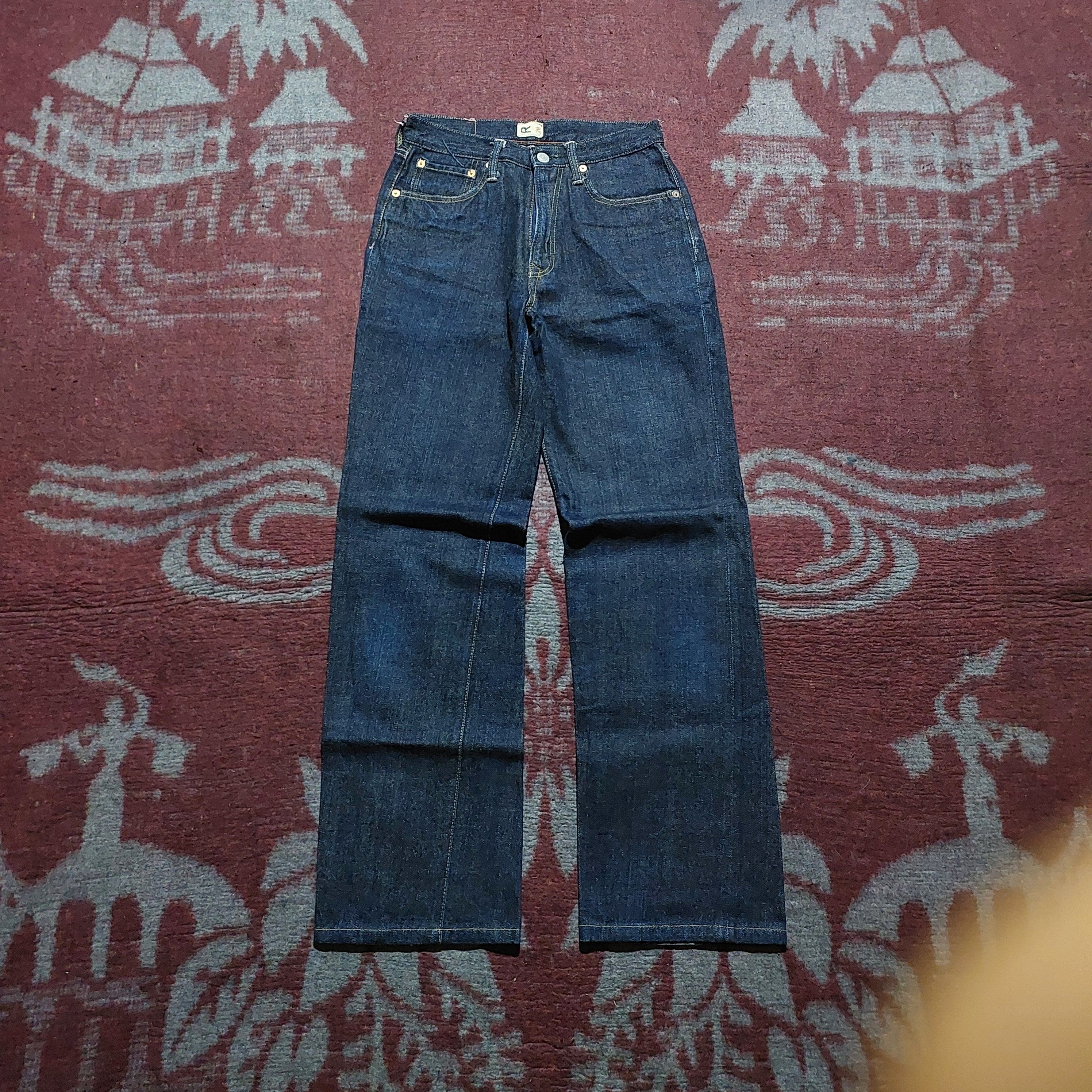 Japanese Brand Vintage japanese 45 Rpm studio indigo denim Size US 28 / EU 44 - 1 Thumbnail