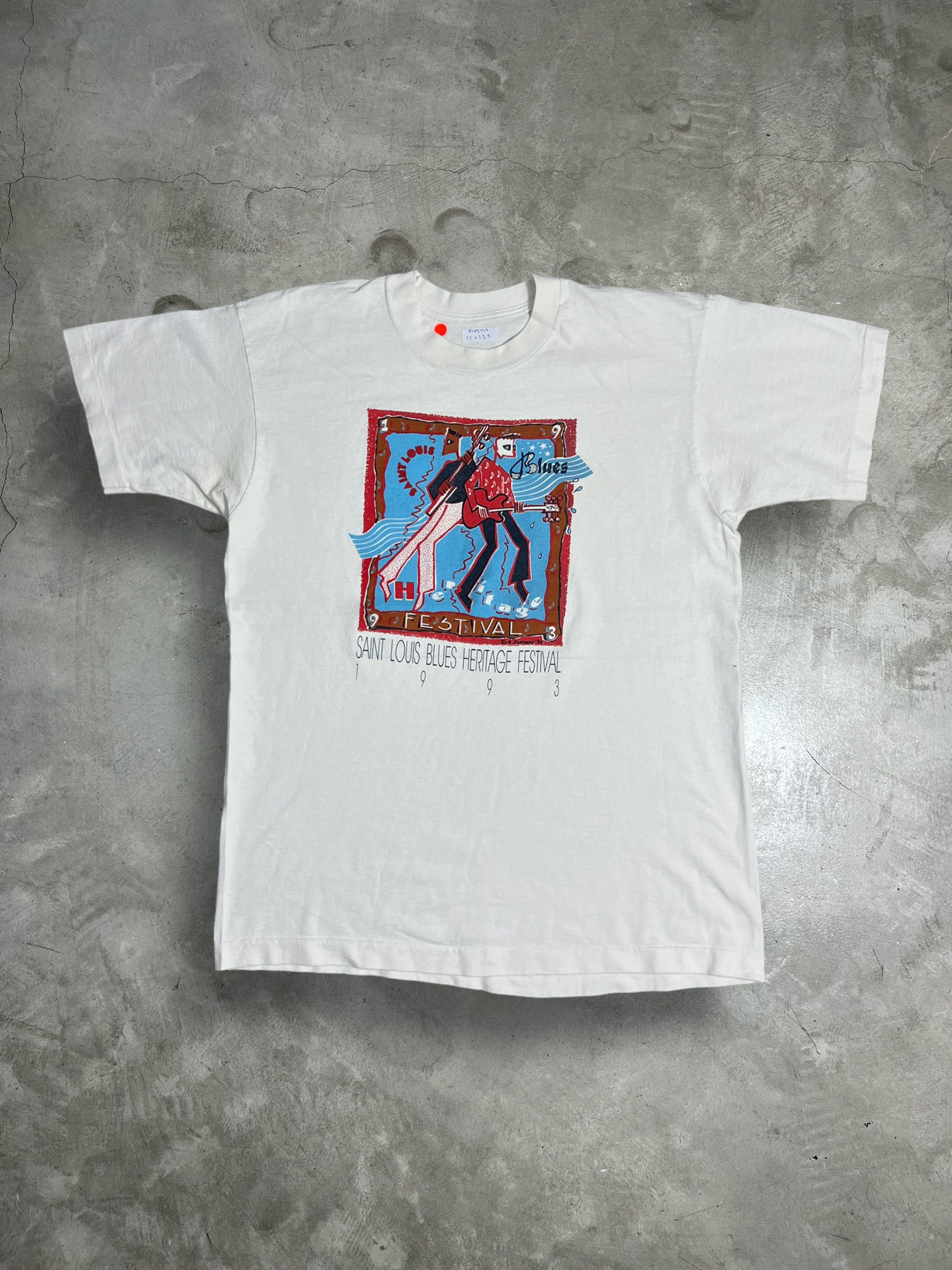 Band Tees Vtg '93 St.Louis Blues Heritage Festival Promo (XL) GTME177 Size US XL / EU 56 / 4 - 1 Thumbnail