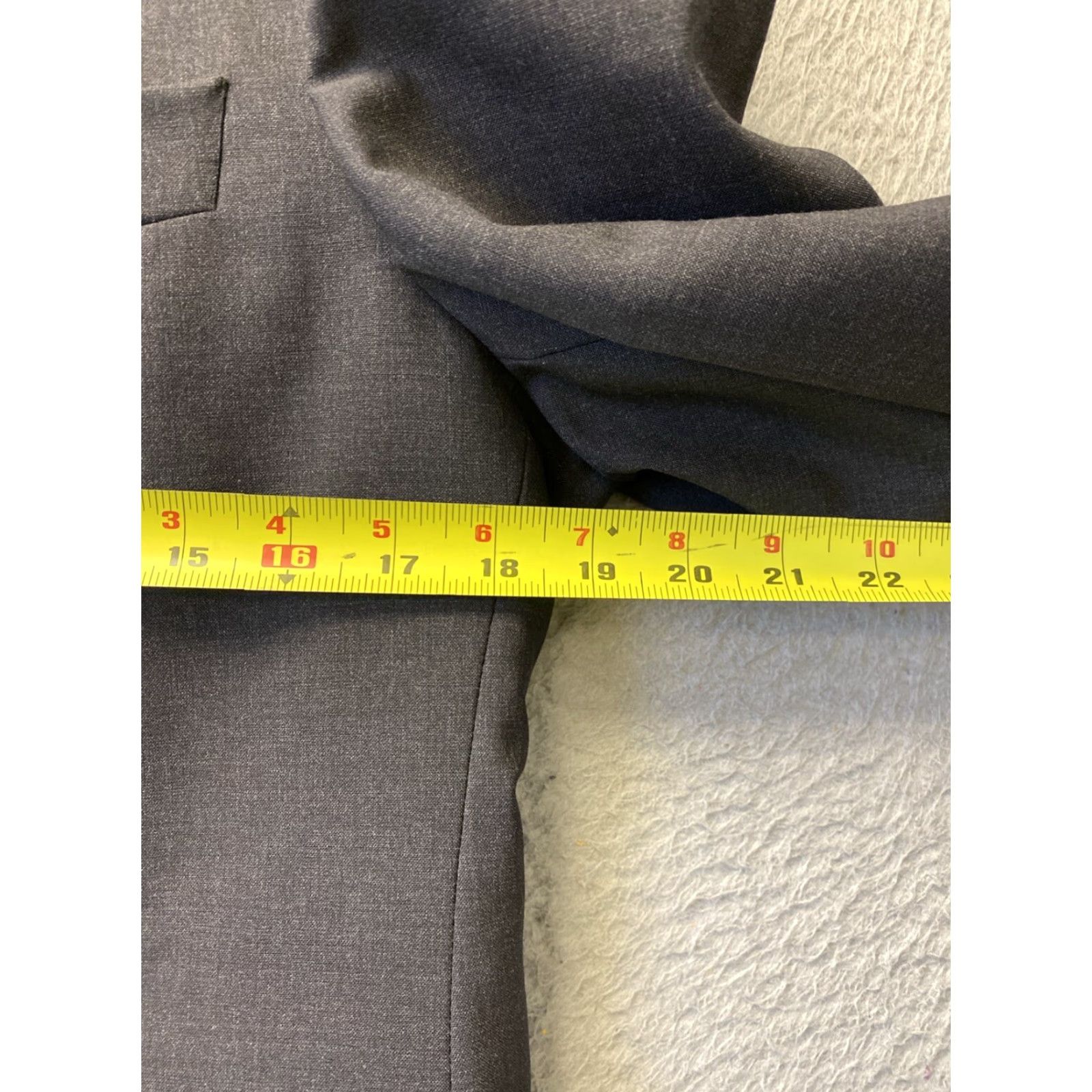 Hugo Boss HUGO BOSS Dark Gray Slim Fit Wool 2-Piece Suit 38R Jacket 32x32 Pants Designer Mens Formal Wedding Business Size 38R - 5 Thumbnail