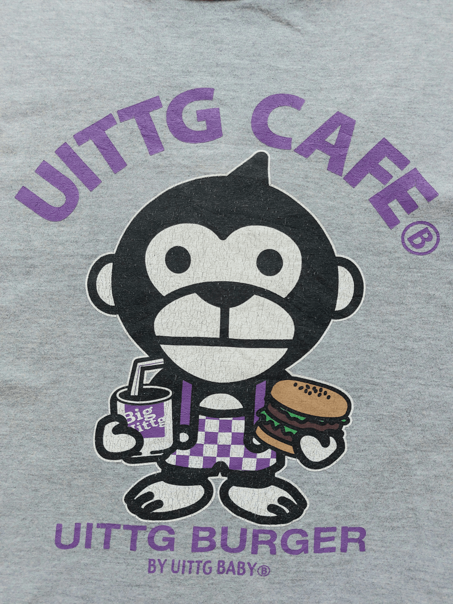 Vintage Uittg Baby Big Logo Inspired by A Bathing Ape Size US L / EU 52-54 / 3 - 5 Thumbnail