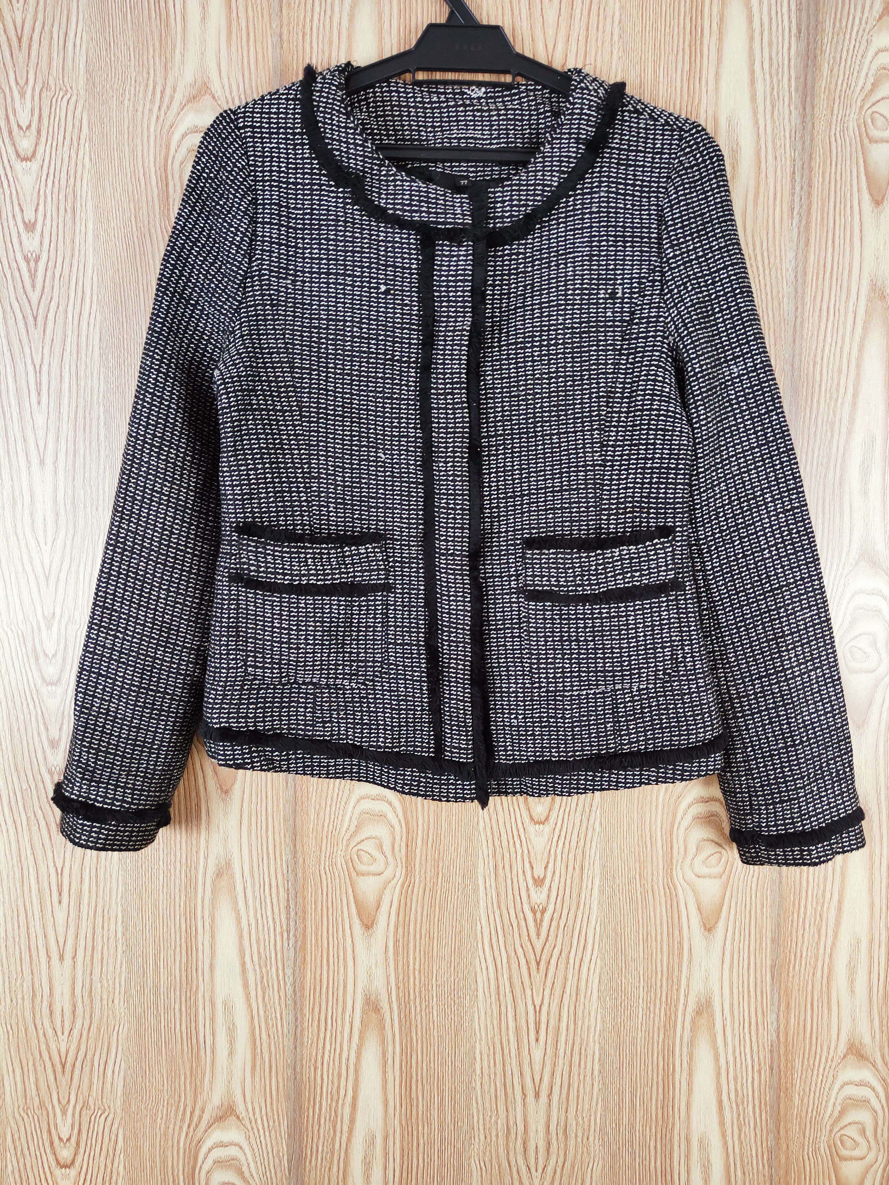 Japanese Brand × Vintage Japanese Art Design Vintage Black Jackets Size S / US 4 / IT 40 - 1 Thumbnail
