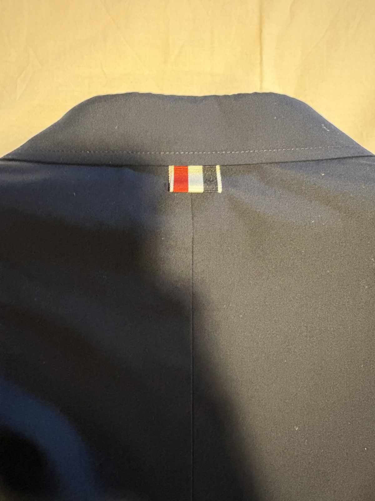 Thom Browne Thom Browne padded shoulders navy blazer. Size US L / EU 52-54 / 3 - 14 Thumbnail