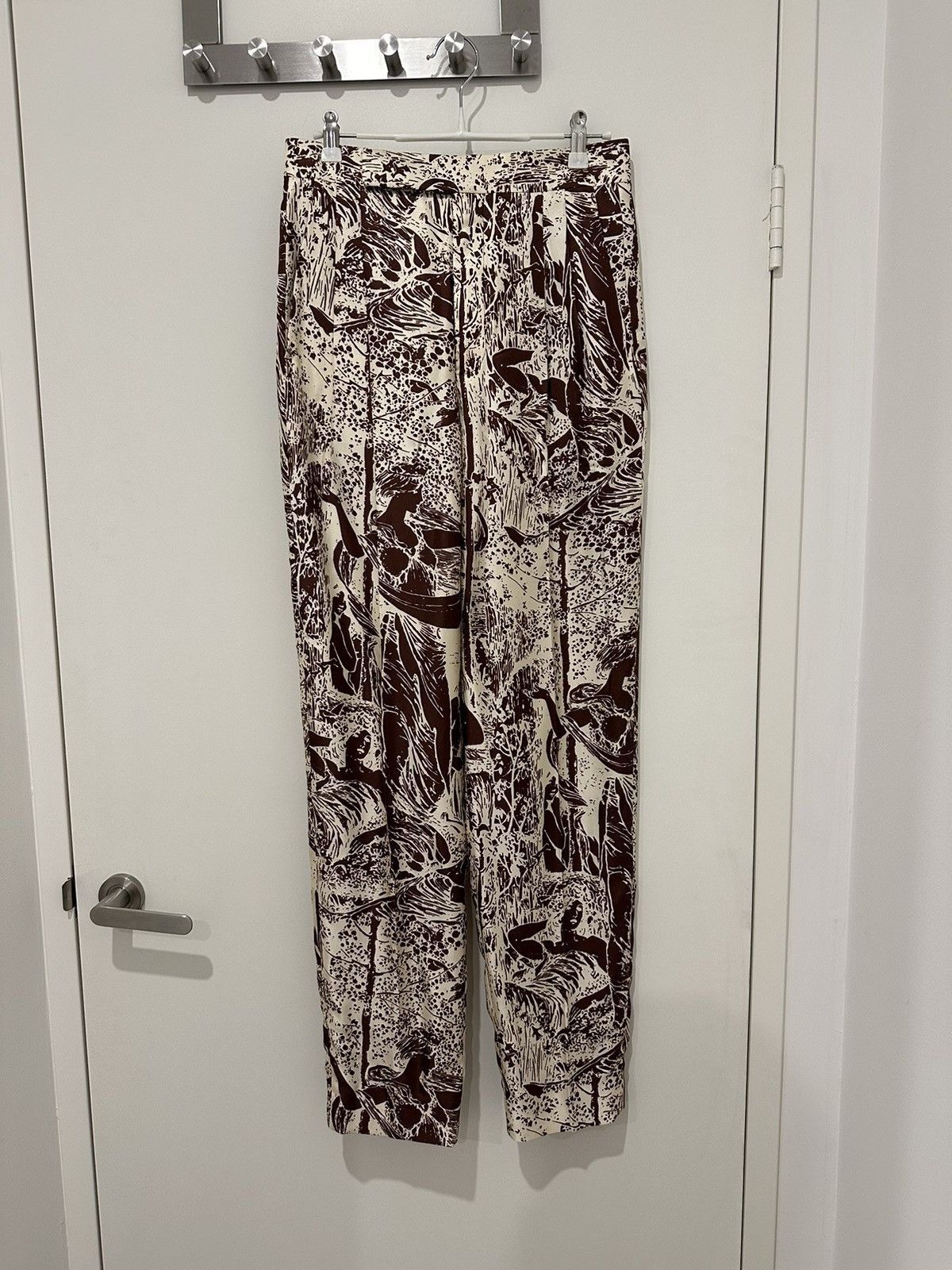 image of Old Celine Pants in Brown, Women's (Size 26)