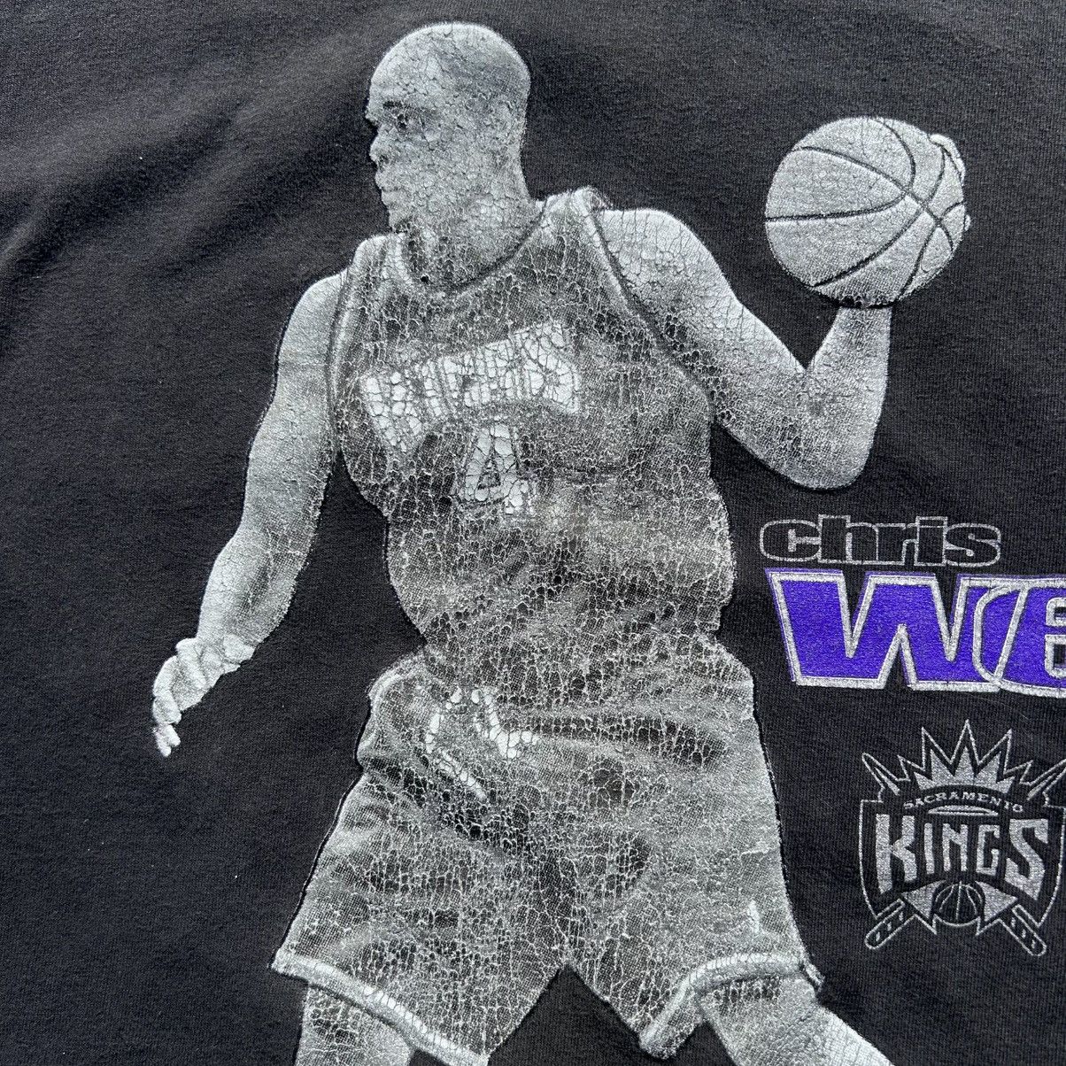 Lee Vintage 2000s Lee Sport Chris Webber Sacramento Kings Tee XL Size US XL / EU 56 / 4 - 4 Thumbnail