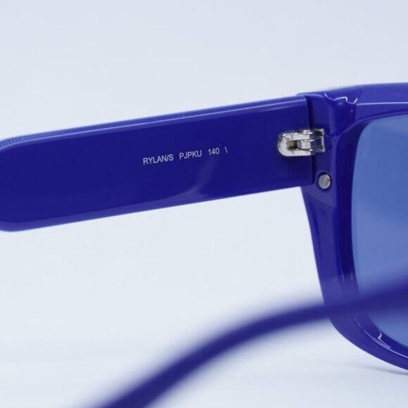 Jimmy Choo Jimmy Choo RYLAN/S 0PJP KU Sunglasses Blue Shield Frame Size ONE SIZE - 9 Thumbnail