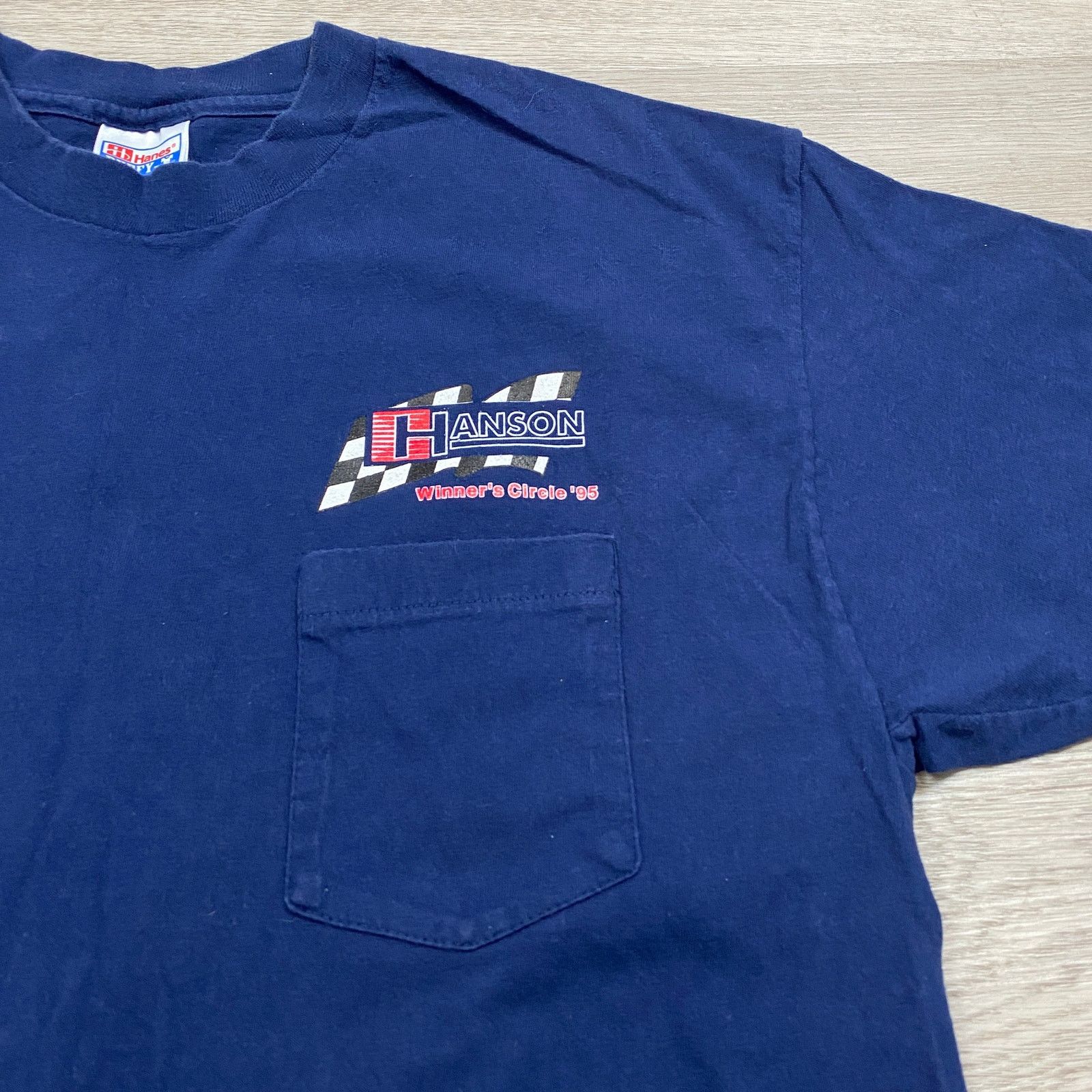 Hanes × NASCAR × Vintage Vintage 90s Hanson Winner's Circle Racing NASCAR T Shirt XL Size US XL / EU 56 / 4 - 4 Thumbnail