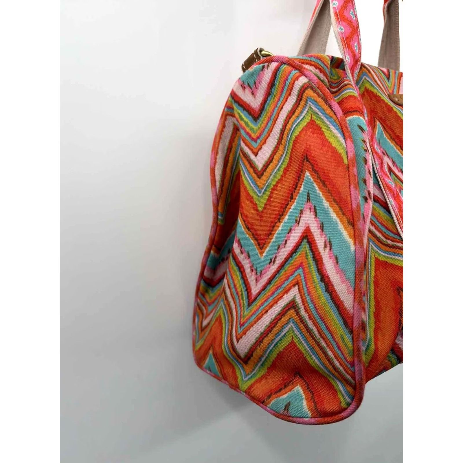 Vintage Dena Orange Travel Bag Size ONE SIZE - 3 Thumbnail