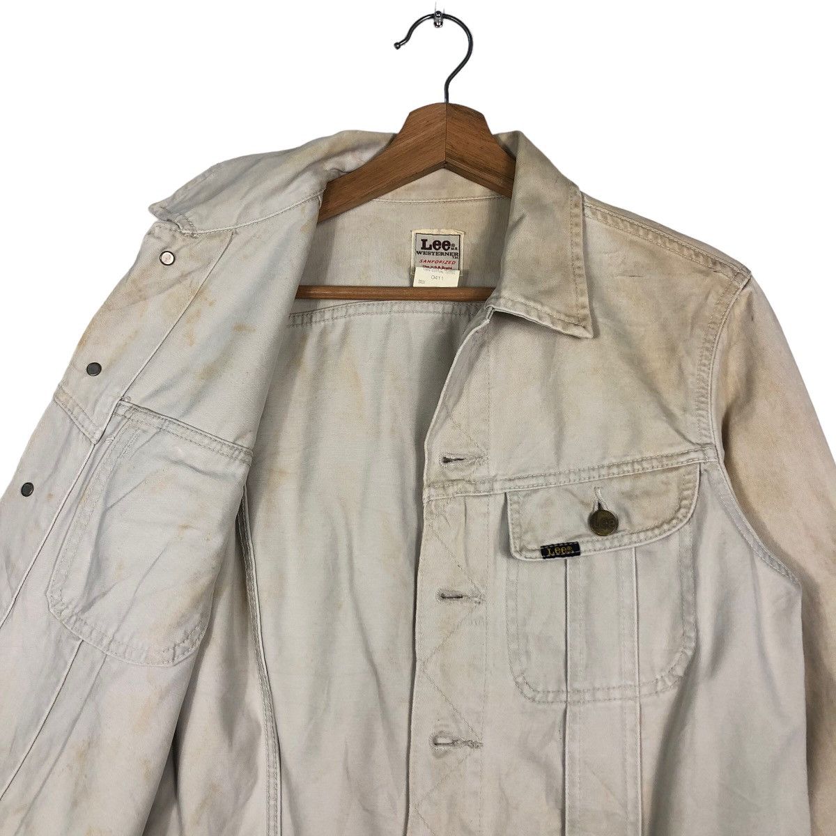 Japanese Brand 🔥Vintage Cropped Biker Trucker Jacket Lee Western Usa Size US M / EU 48-50 / 2 - 12 Thumbnail