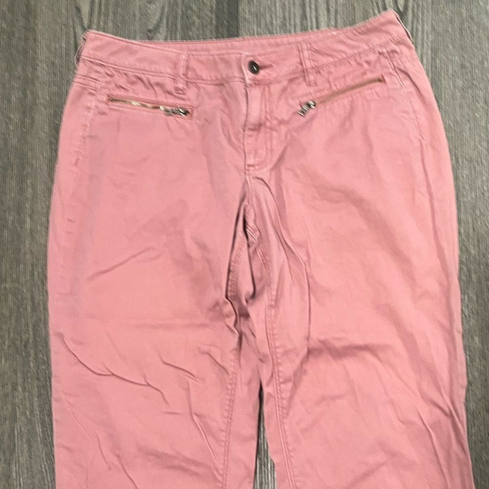 Vintage Two by Vince Camuto Khaki Pants Straight Leg High Rise 30/10 Size 32" / US 10 / IT 46 - 3 Thumbnail