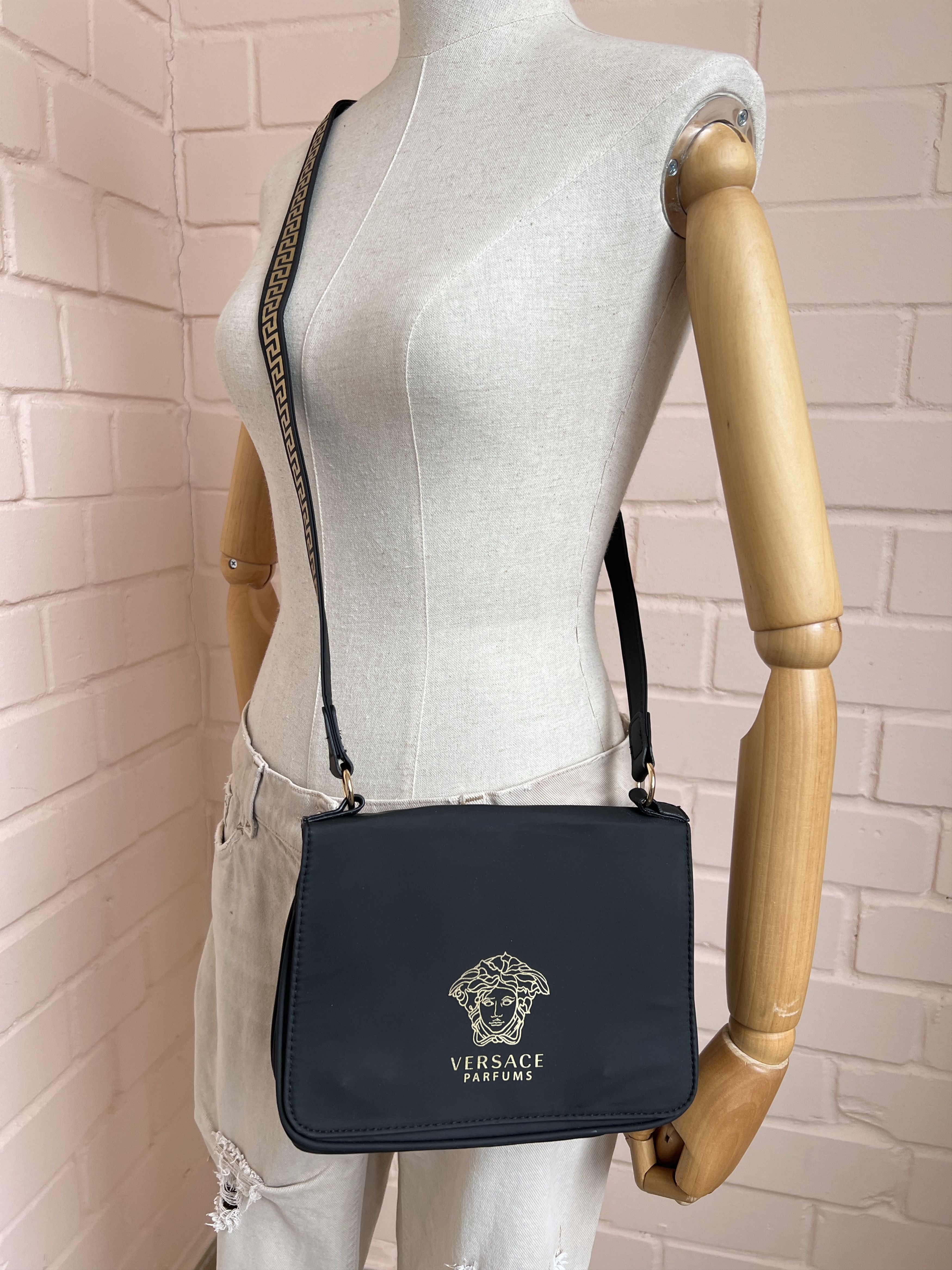 Versace Versace Parfums Medusa Logo Crossbody Bag Size ONE SIZE - 3 Thumbnail
