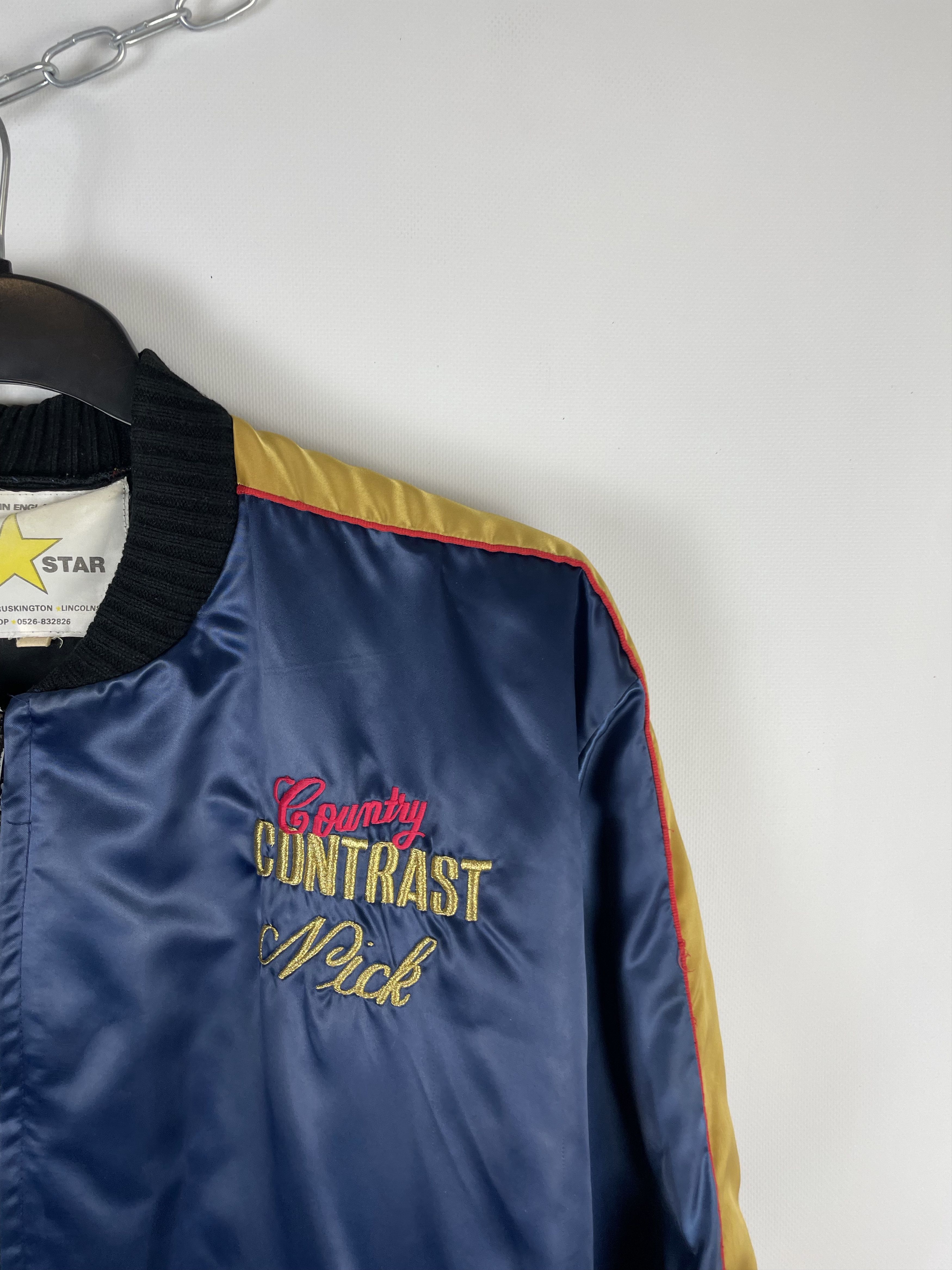 Vintage Vintage 80’s 90’s Country Music Satin Bomber Jacket Size US S / EU 44-46 / 1 - 4 Thumbnail