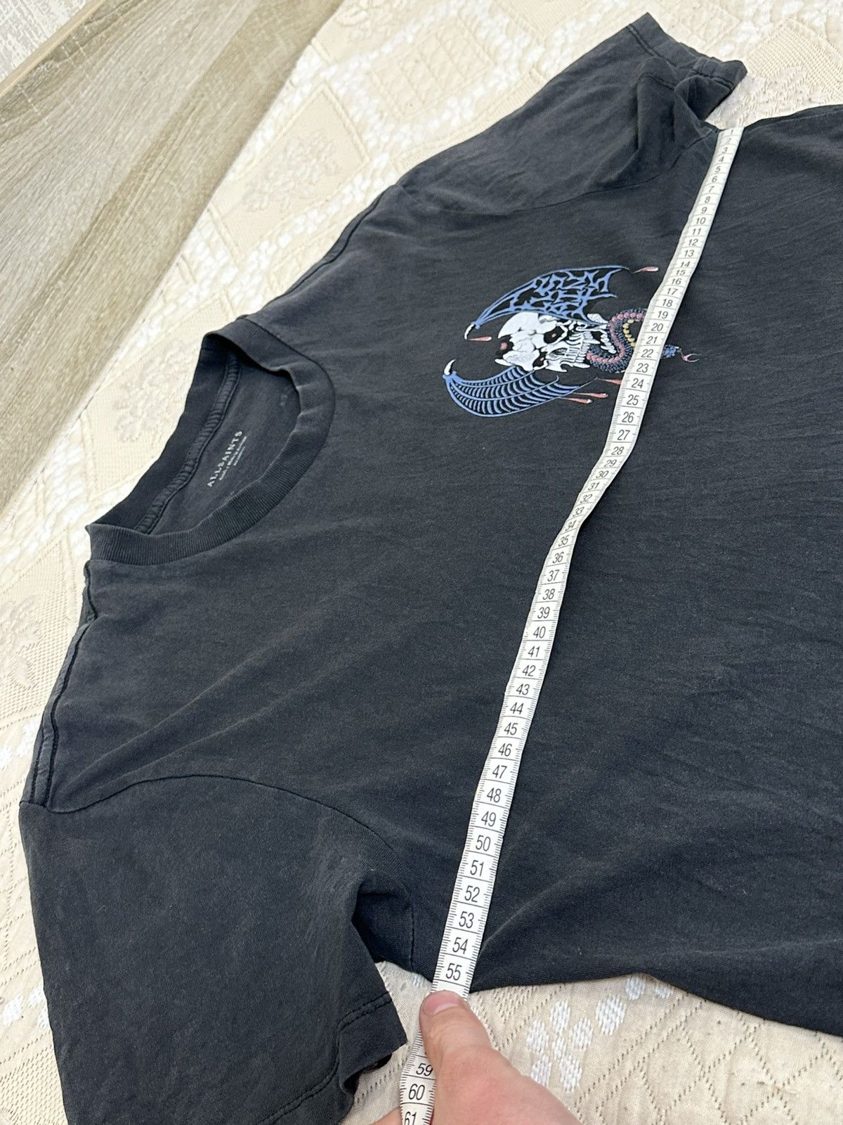 Allsaints 🔥 Allsaints Bat Skull Snake Logo Y2K Art T Shirt Affliction Size US S / EU 44-46 / 1 - 10 Thumbnail