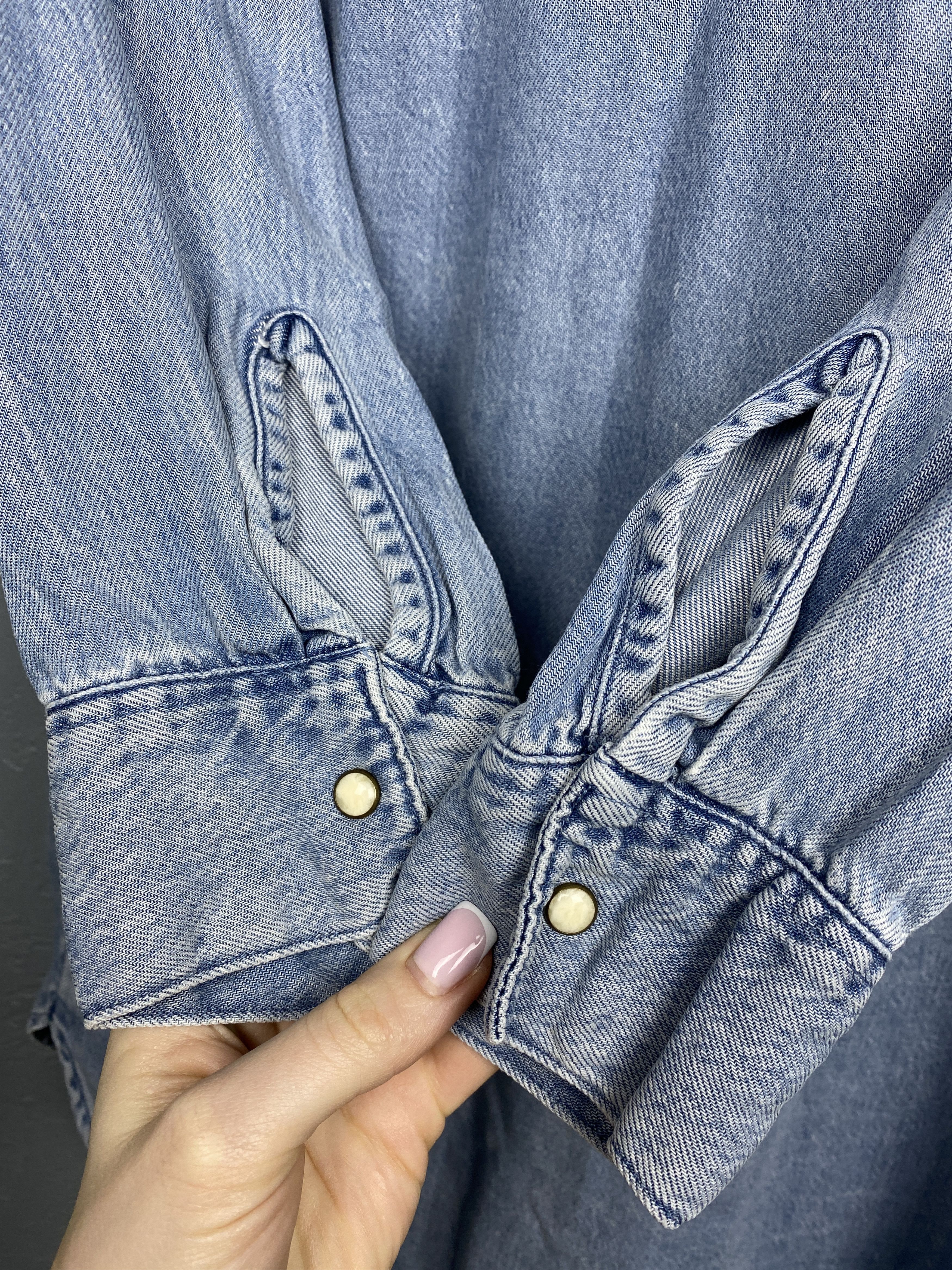 Allsaints Allsaints Loe Dress Denim Shirt Y2K Size S / US 4 / IT 40 - 6 Thumbnail