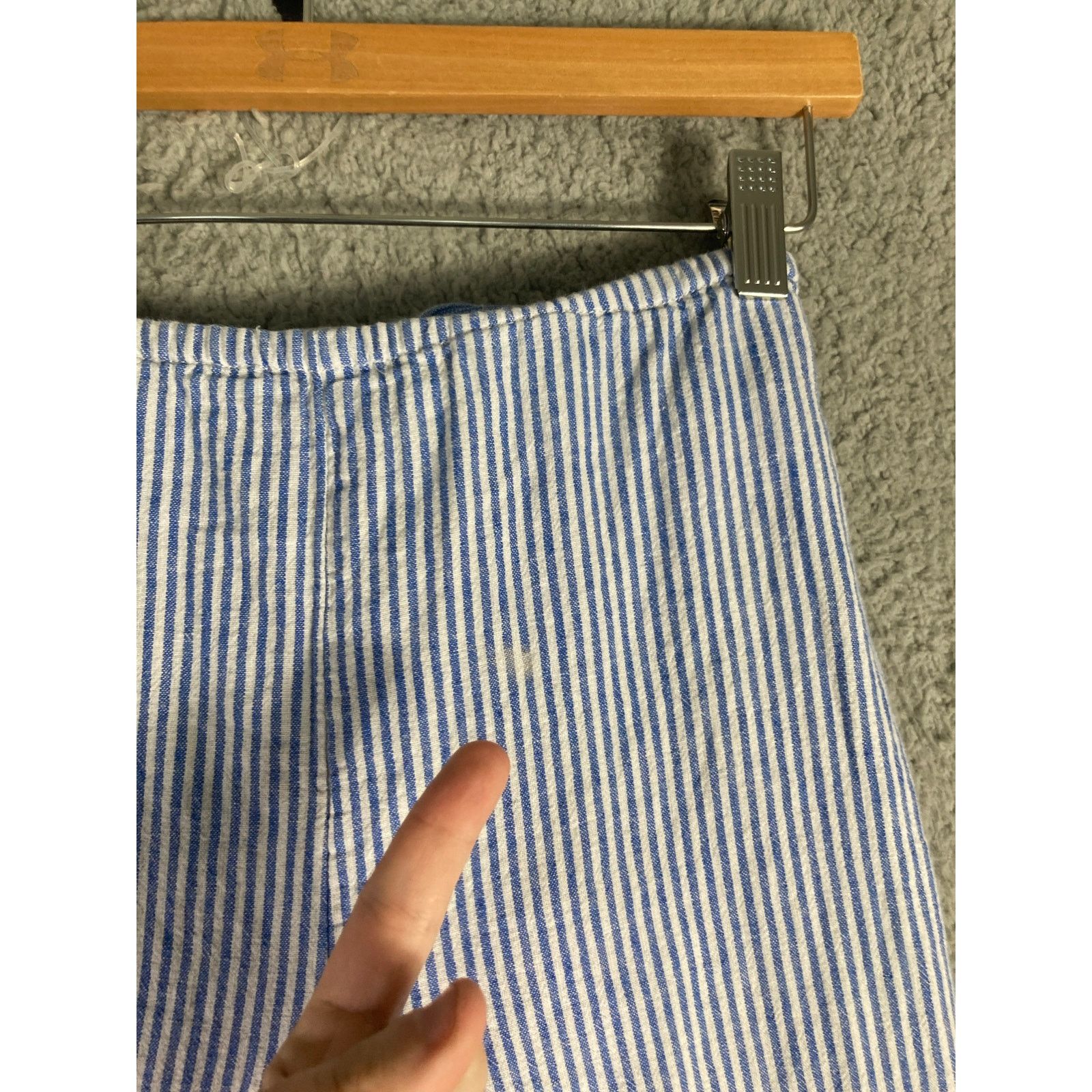 Other beachlunchlounge Women's Striped Wide-Leg Pants Blue Size S Size 26" / US 2 / IT 38 - 9 Thumbnail