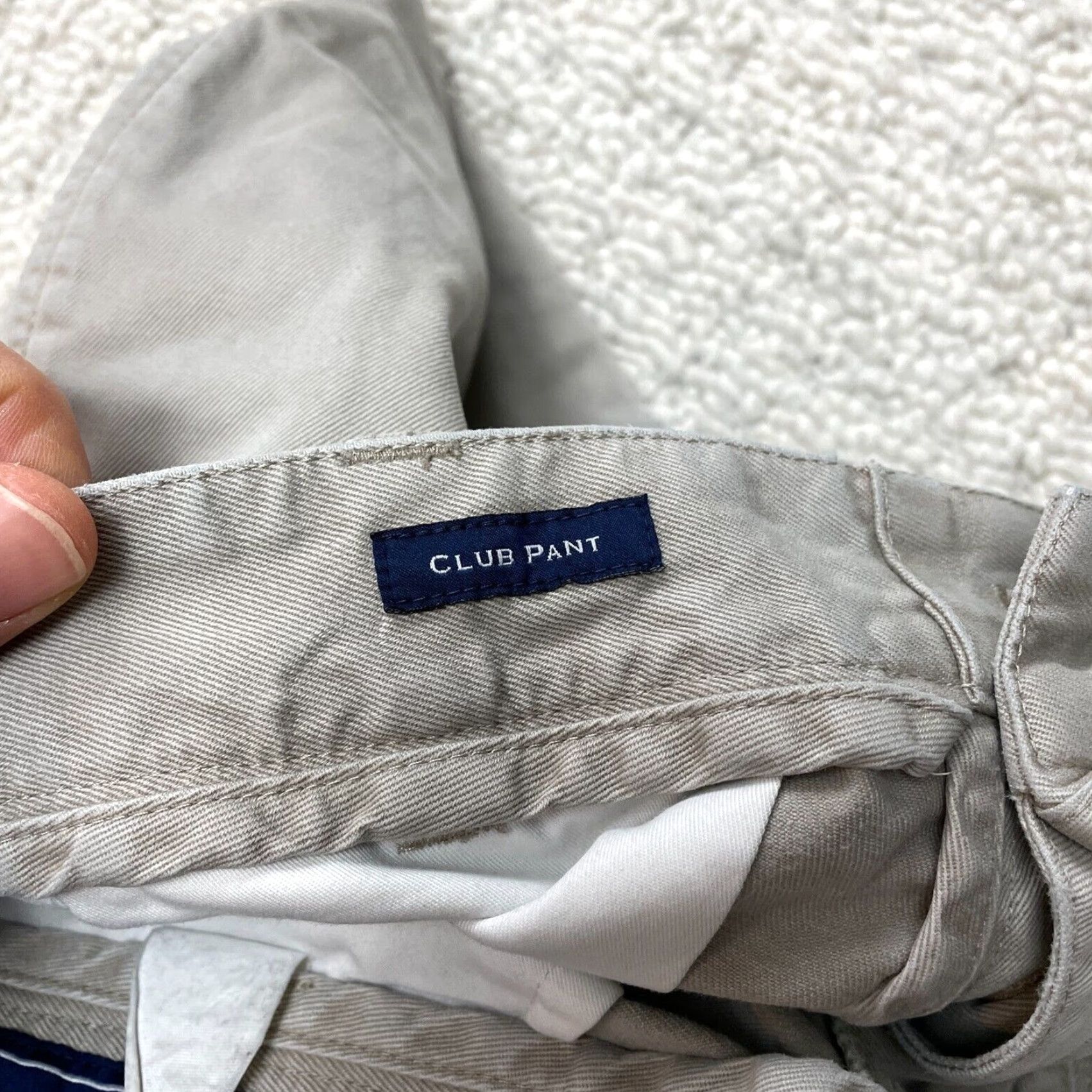 Vineyard Vines VINEYARD VINES Straight Chino Dress Club Pants Men 34x30 Khaki Beige Slacks Size US 34 / EU 50 - 4 Thumbnail