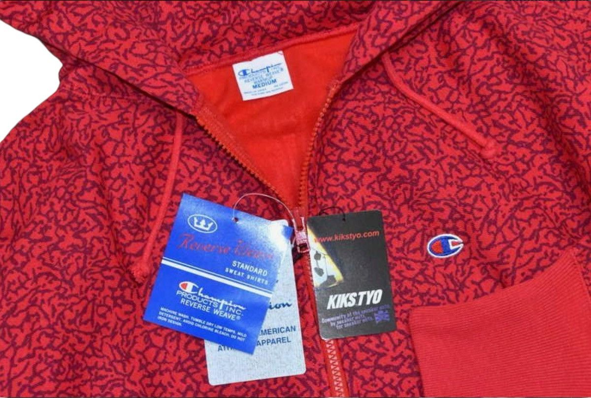 Champion RARE Reverse Weave Elephant Skin Cement Hoodie Air Jordan 3 Size US M / EU 48-50 / 2 - 4 Thumbnail