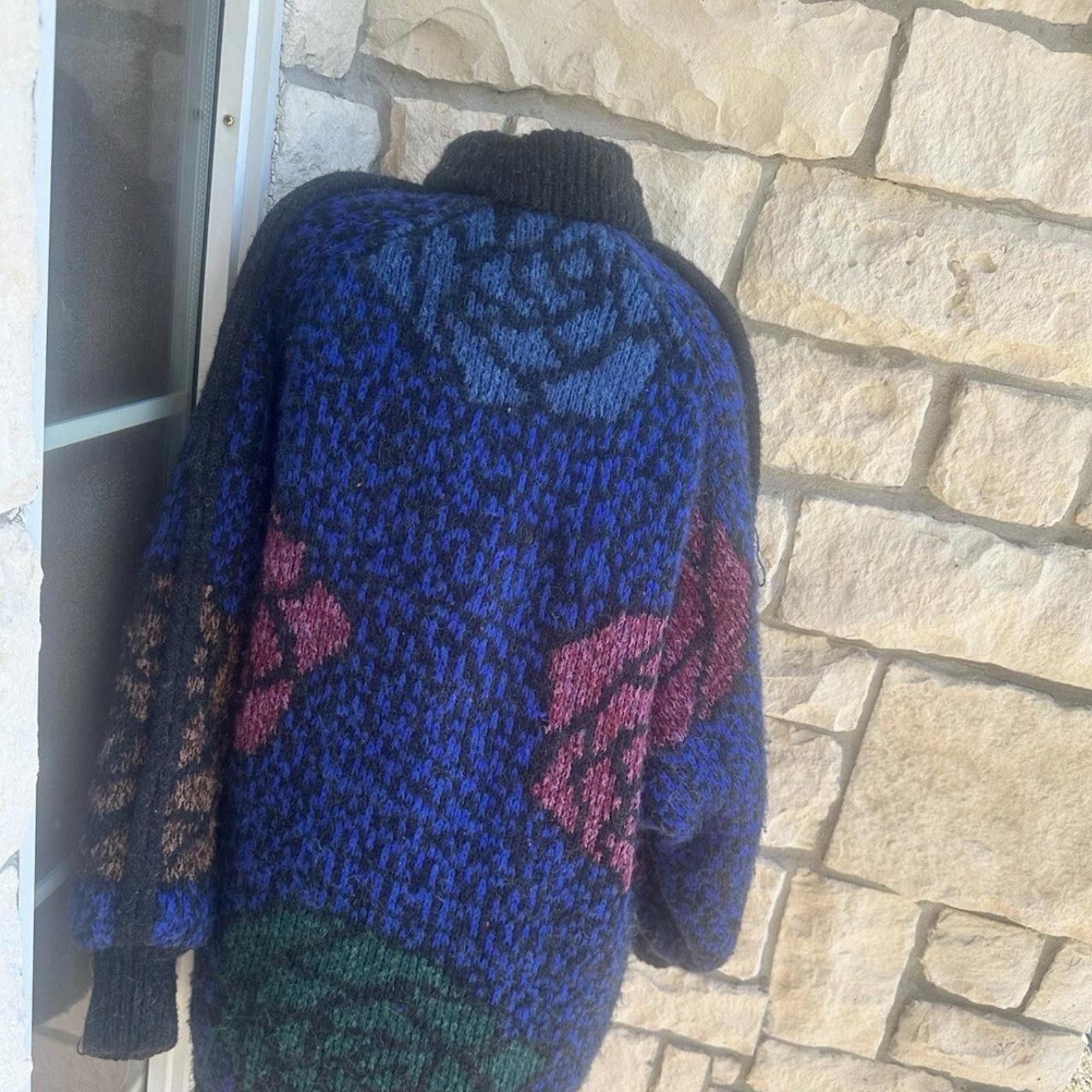 Other Gallery 888 vintage 90s multi-coloured wool sweater Size M / US 6-8 / IT 42-44 - 2 Thumbnail