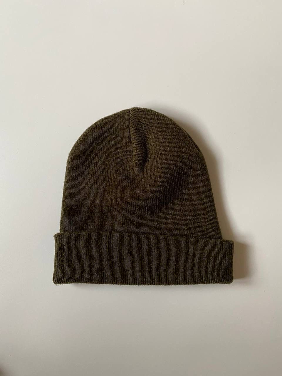 Nike Vintage Nike Winter hat OS Olive small logo Size ONE SIZE - 2 Thumbnail