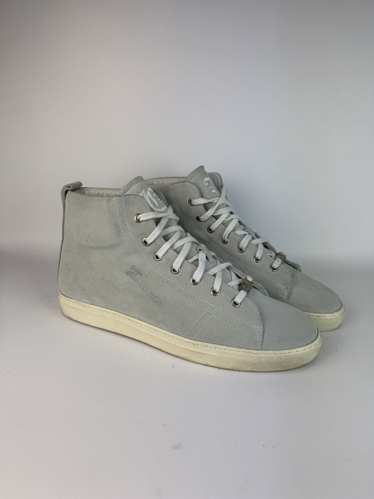 Galliano × John Galliano Galliano High top denim rhinestones