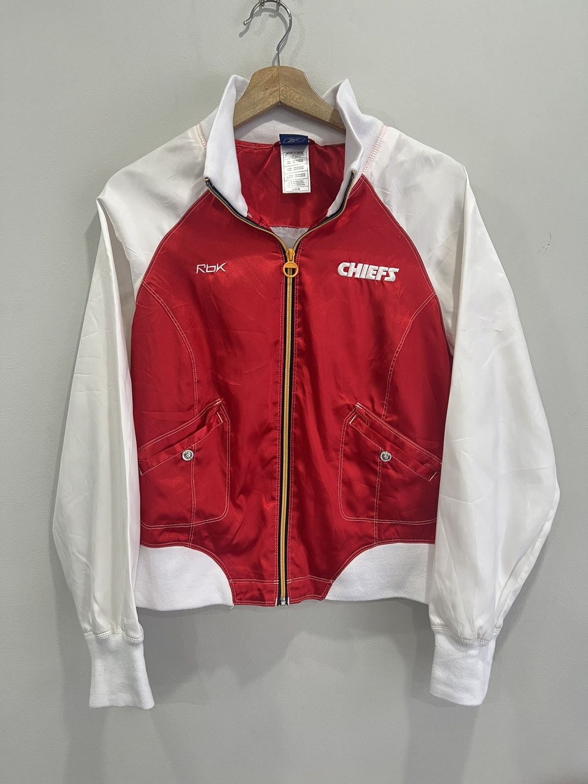 Vintage Y2K Womens Kansas Chiefs Light Jacket nfl