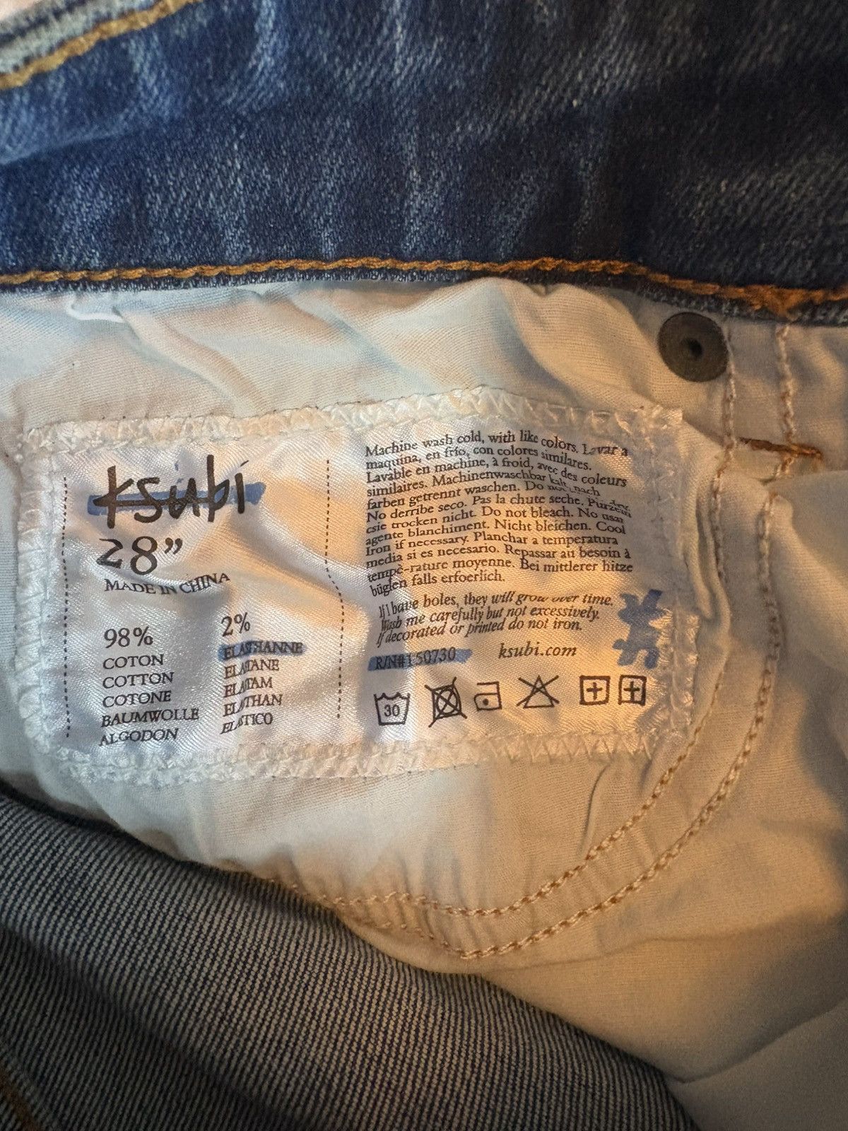 Ksubi Ksubi Chitch Mechanik Jeans Size US 28 / EU 44 - 5 Thumbnail
