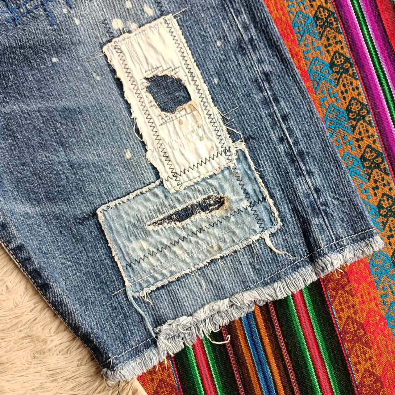 Fragment Design × Vanquish Denim by Vanquish fragment design patchwork selvedge Size US 30 / EU 46 - 4 Thumbnail