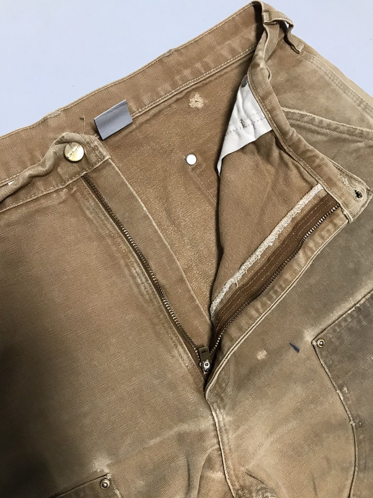 Carhartt Vintage carhartt B01 BRN dusty double knee workwear Size US 38 / EU 54 - 7 Thumbnail