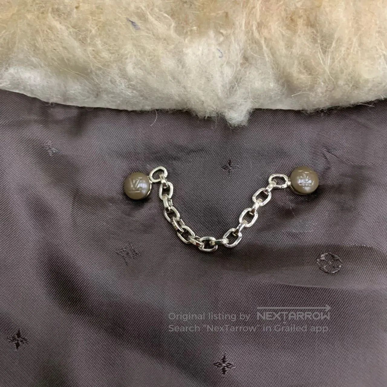 Louis Vuitton lv brown shearling leather jacket. Size US L / EU 52-54 / 3 - 7 Thumbnail