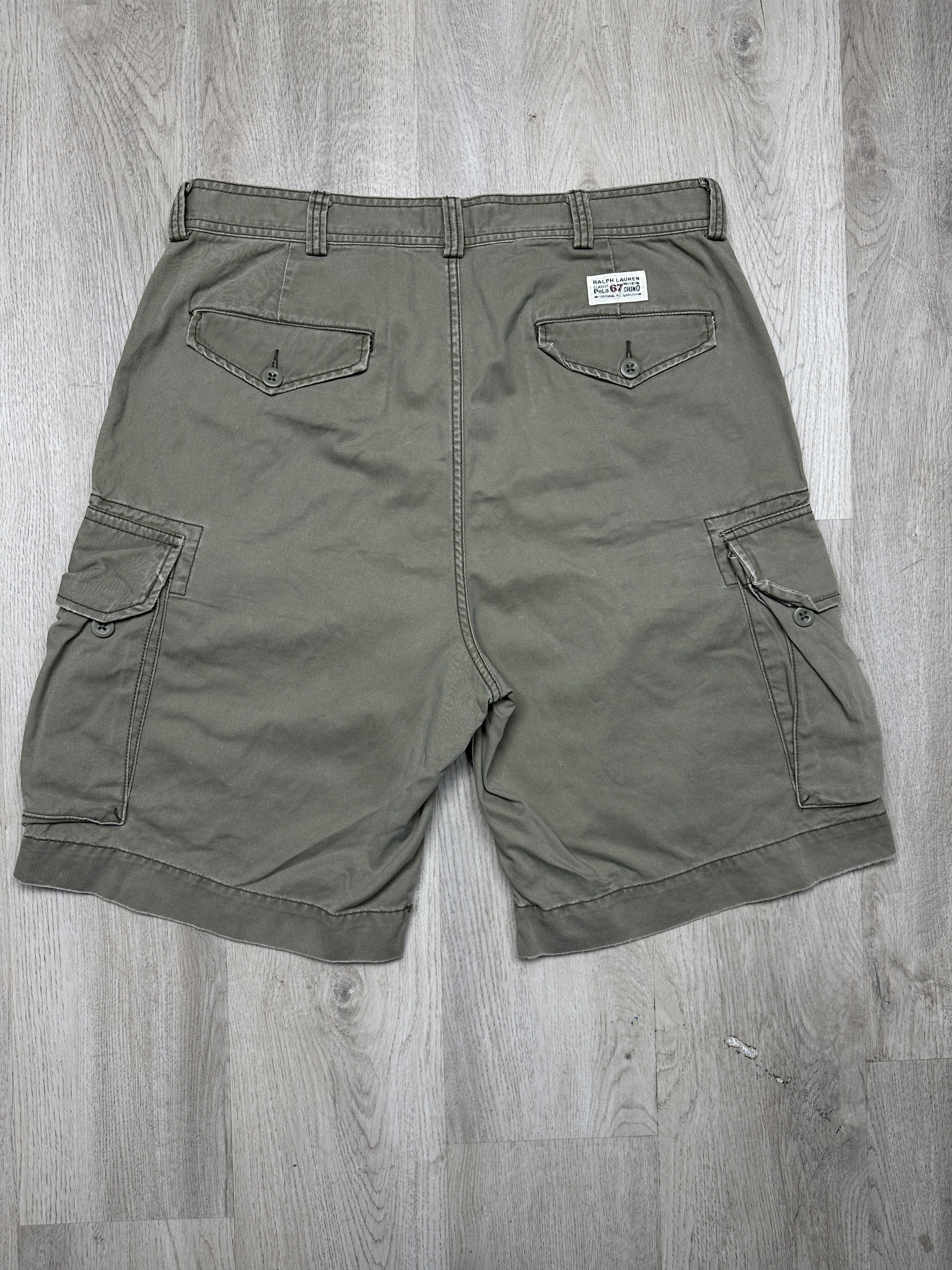 Polo Ralph Lauren Polo Ralph Lauren Vintage Mens Cargo Shorts Size US 34 / EU 50 - 7 Thumbnail