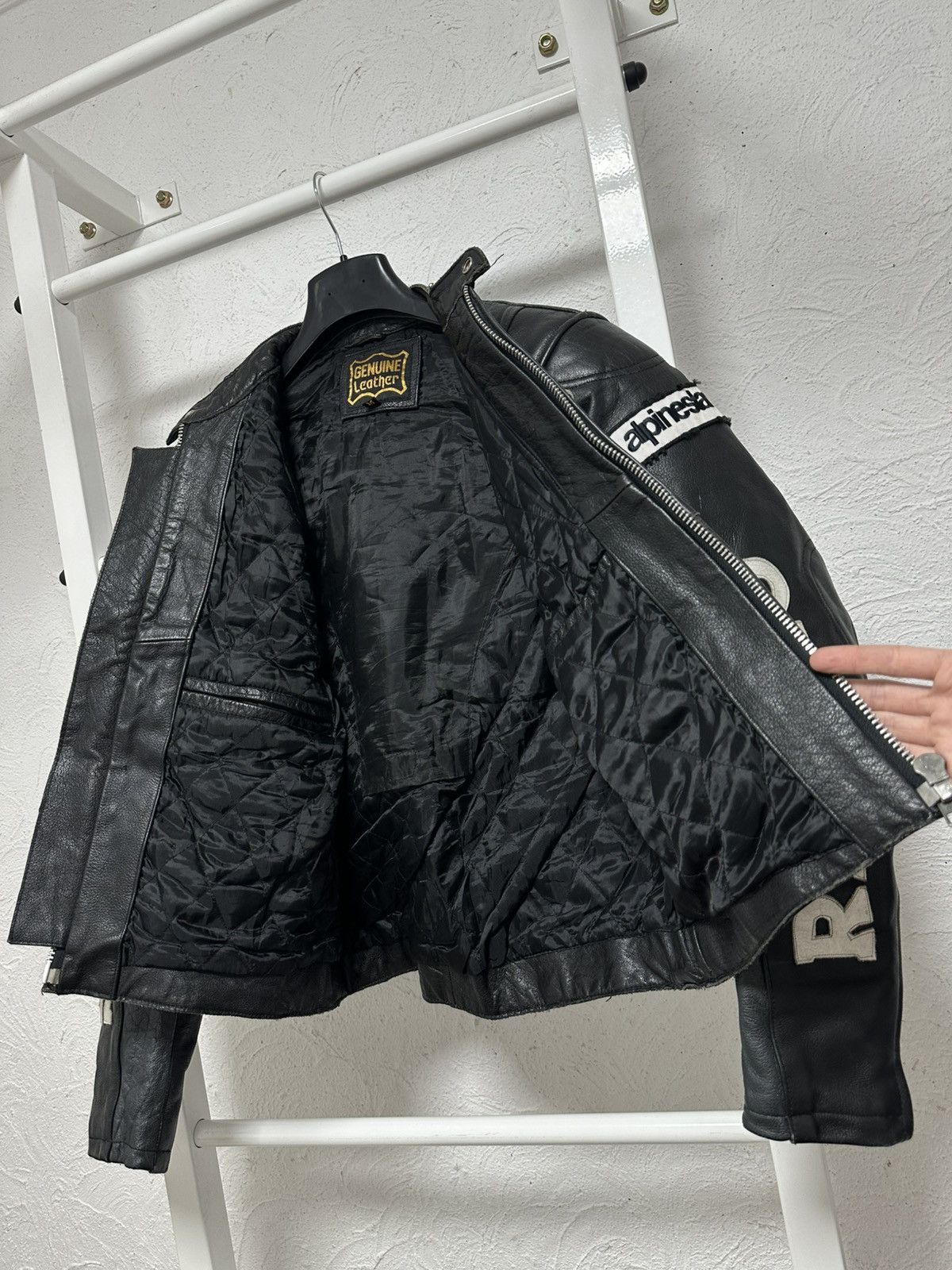 Alpinestars Vintage Alpinestars Nokia Men’s Leather Motorcycle Size M Size US M / EU 48-50 / 2 - 8 Thumbnail